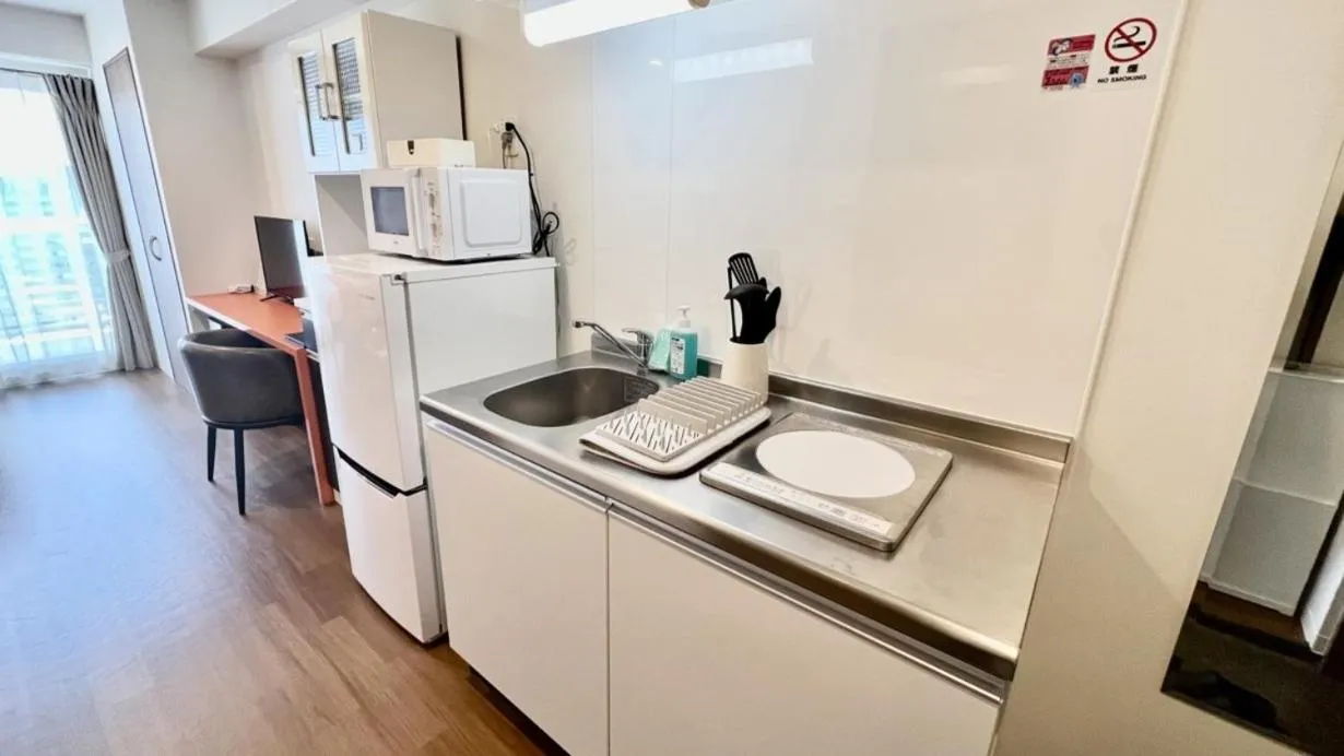 kitchen in Apartment Hotel Ecott