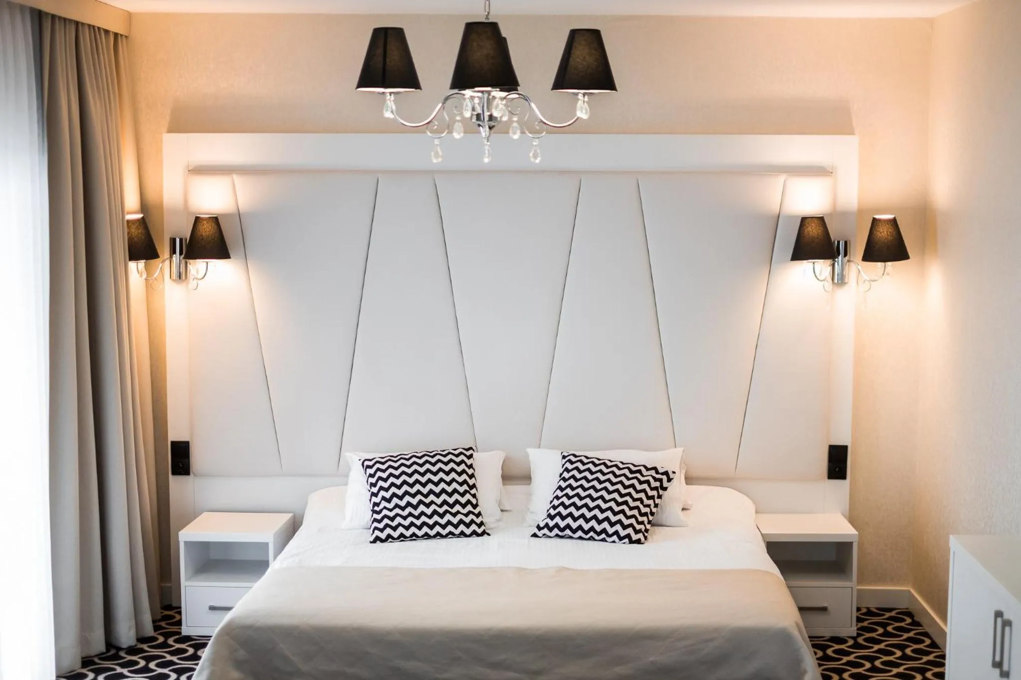 Bed in Hotel Coloseum