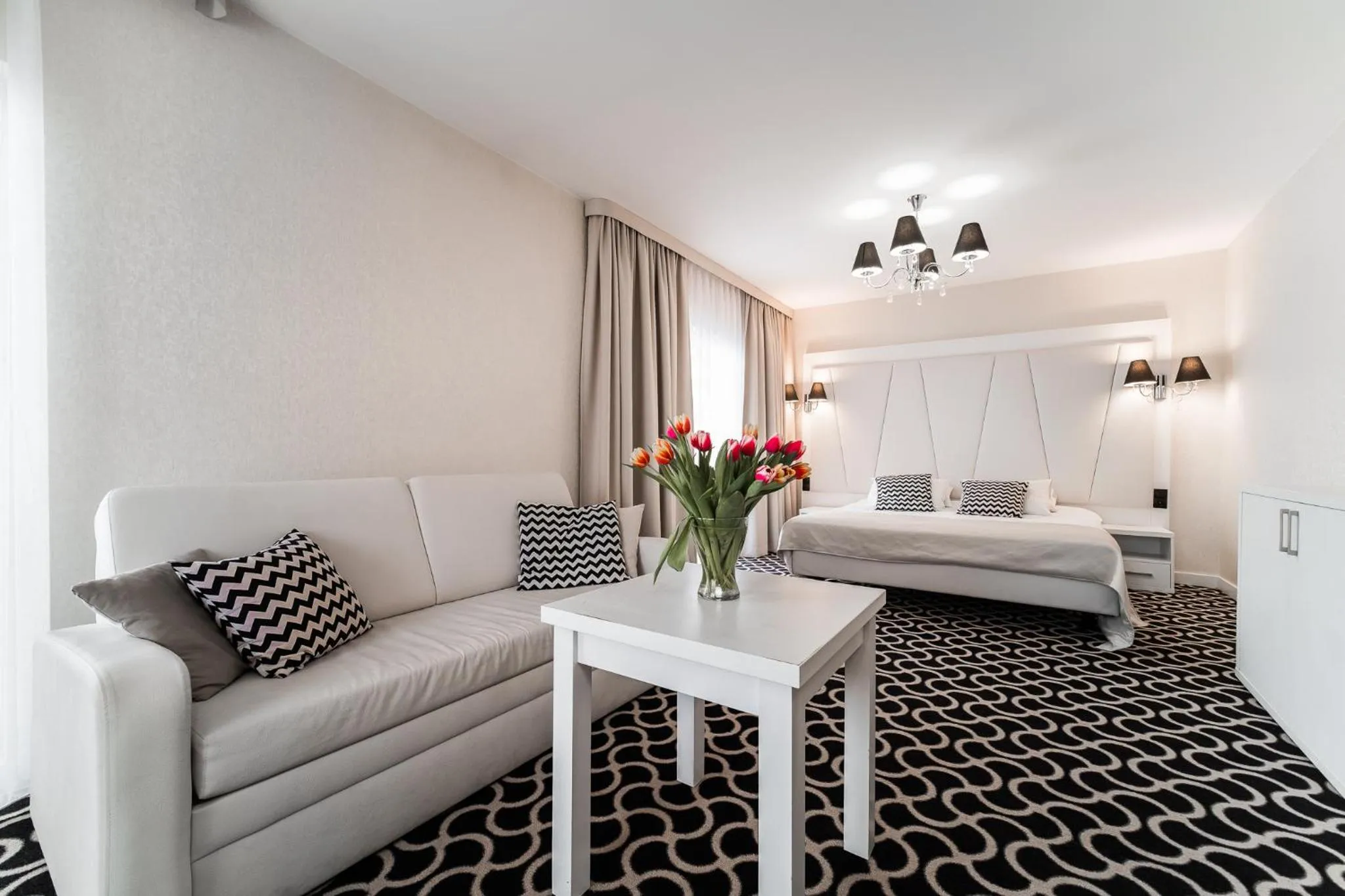 Bed in Hotel Coloseum