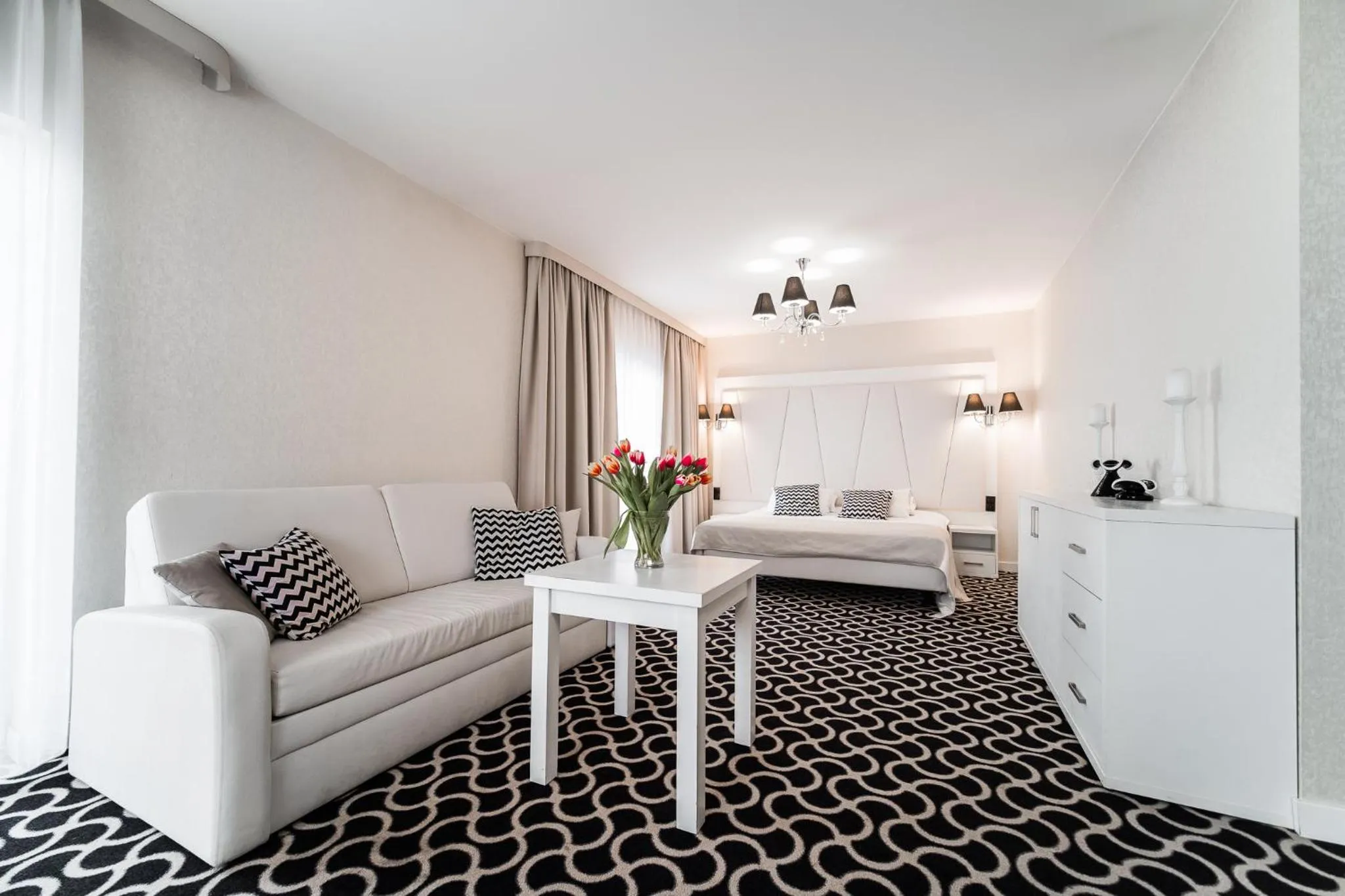 Bed in Hotel Coloseum