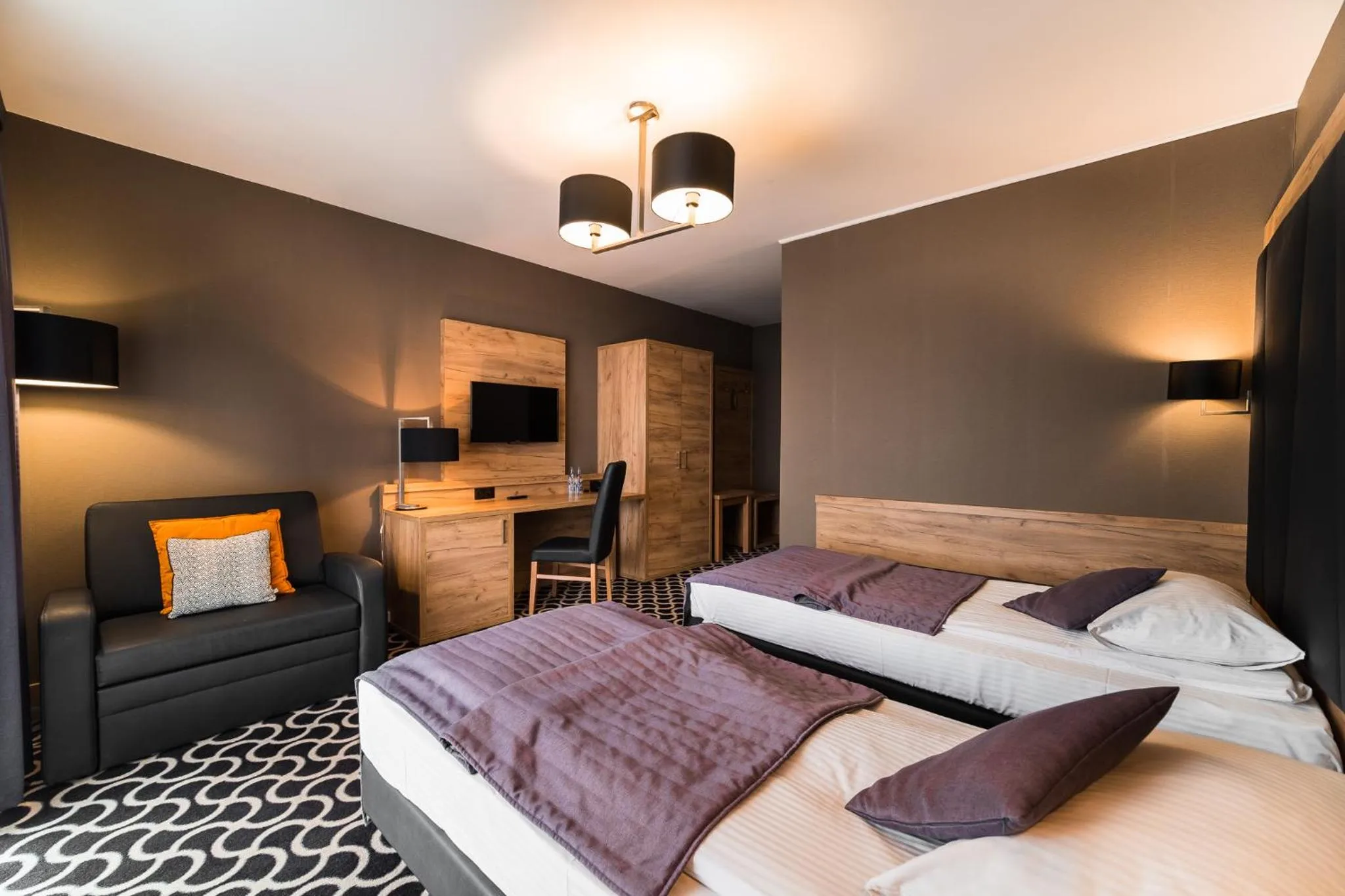 Bed in Hotel Coloseum