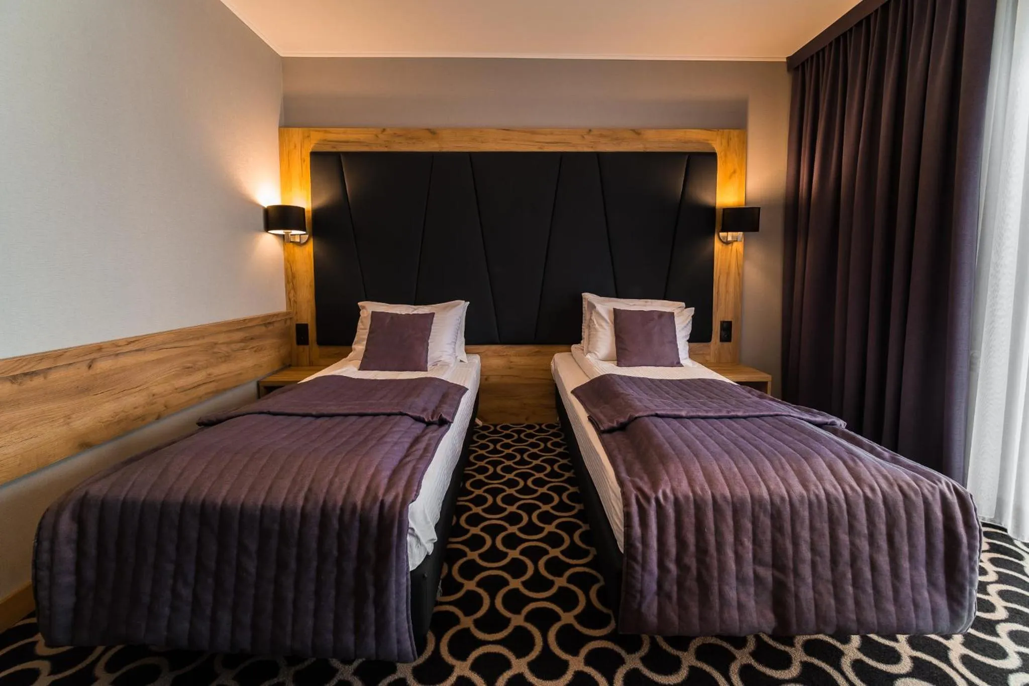 Bed in Hotel Coloseum