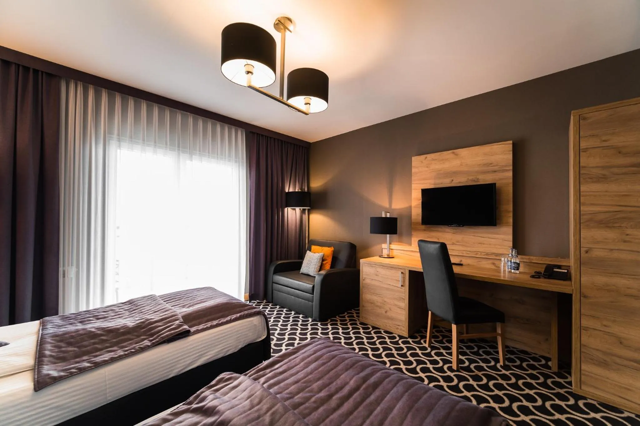 Bed in Hotel Coloseum