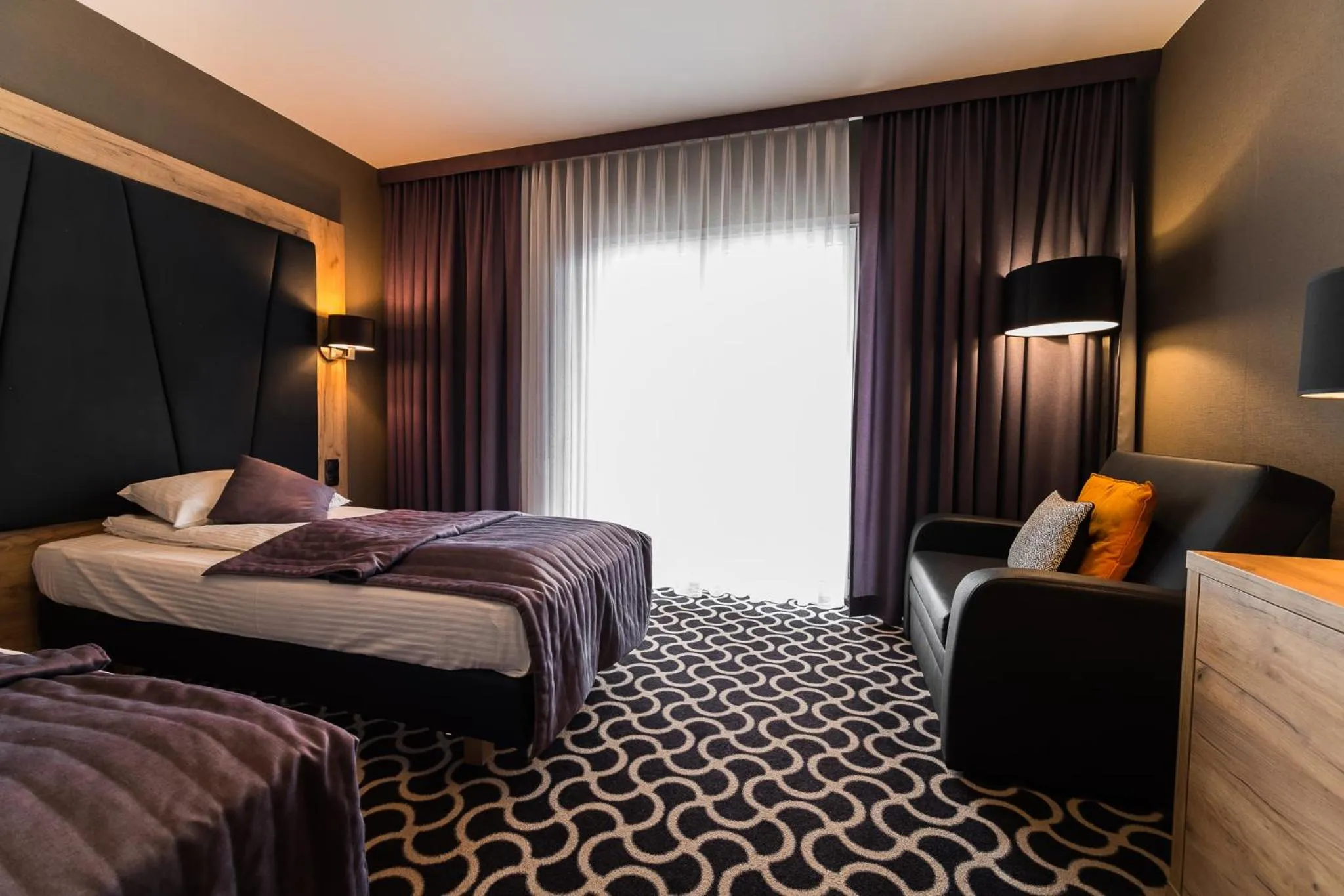 Bed in Hotel Coloseum