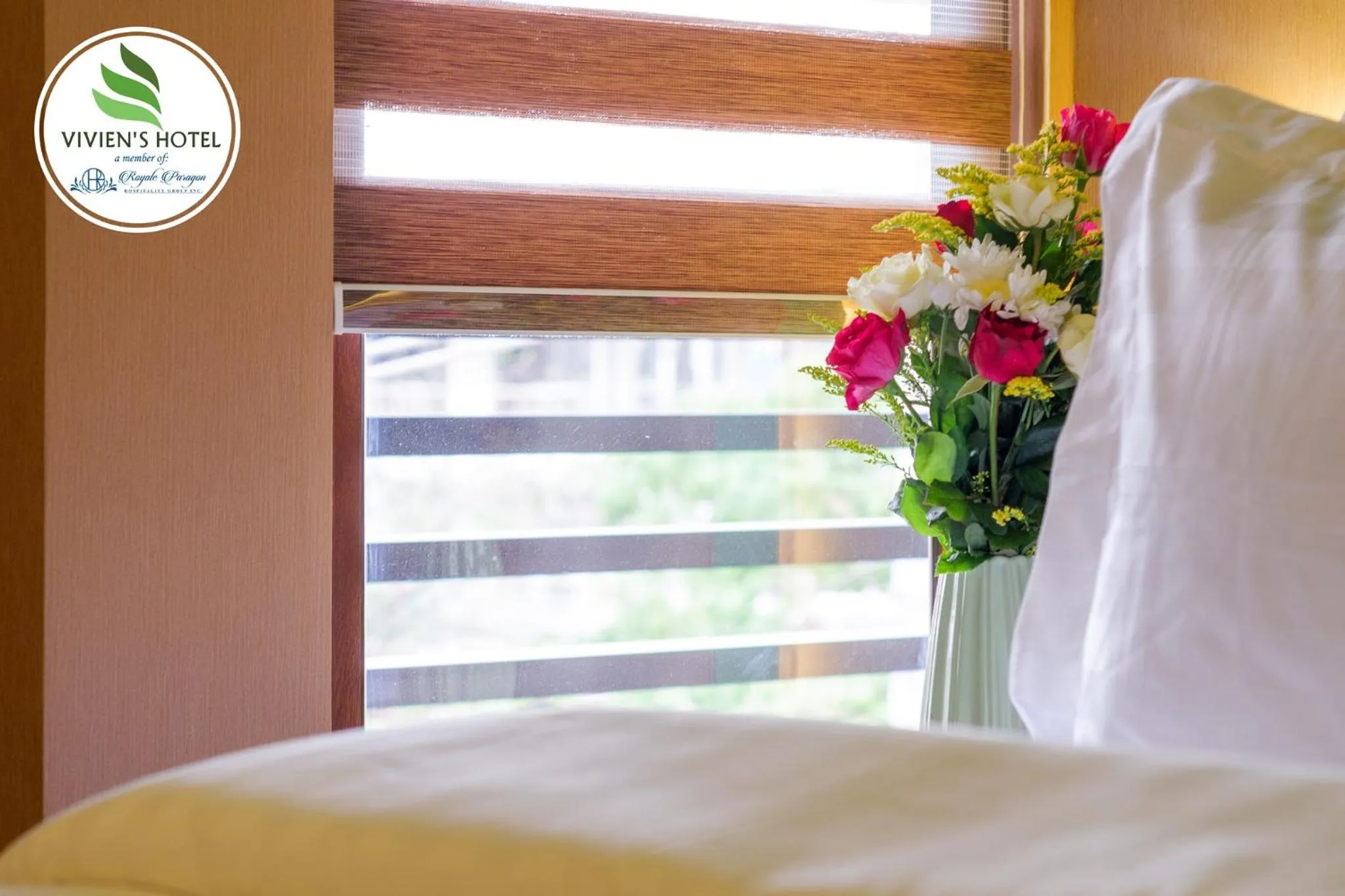 Decorative detail, Bed in Vivien's Hotel