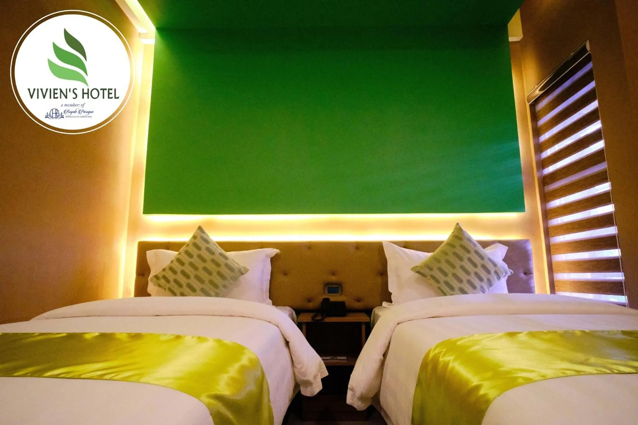 Bed in Vivien's Hotel