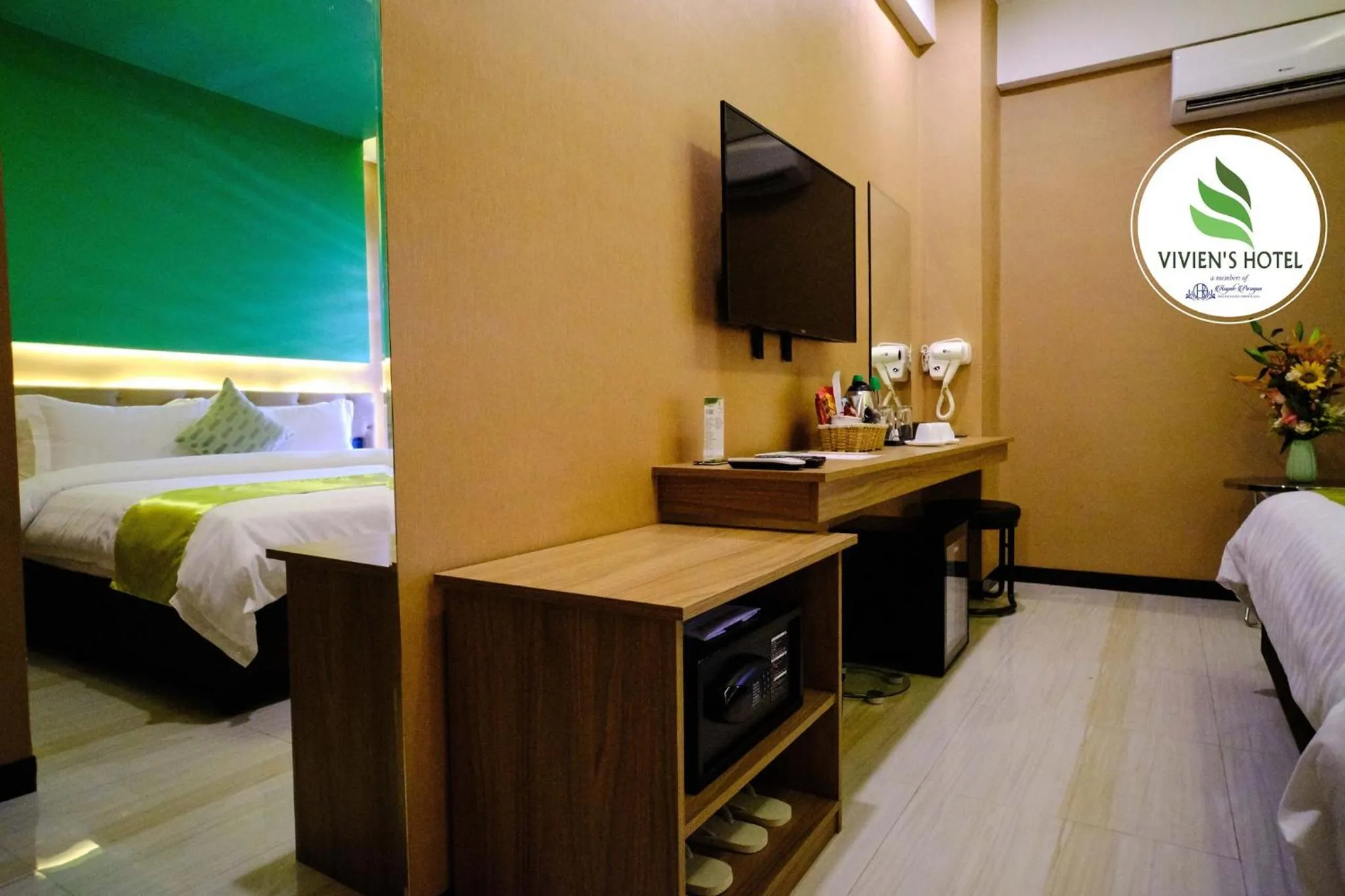 Bed in Vivien's Hotel