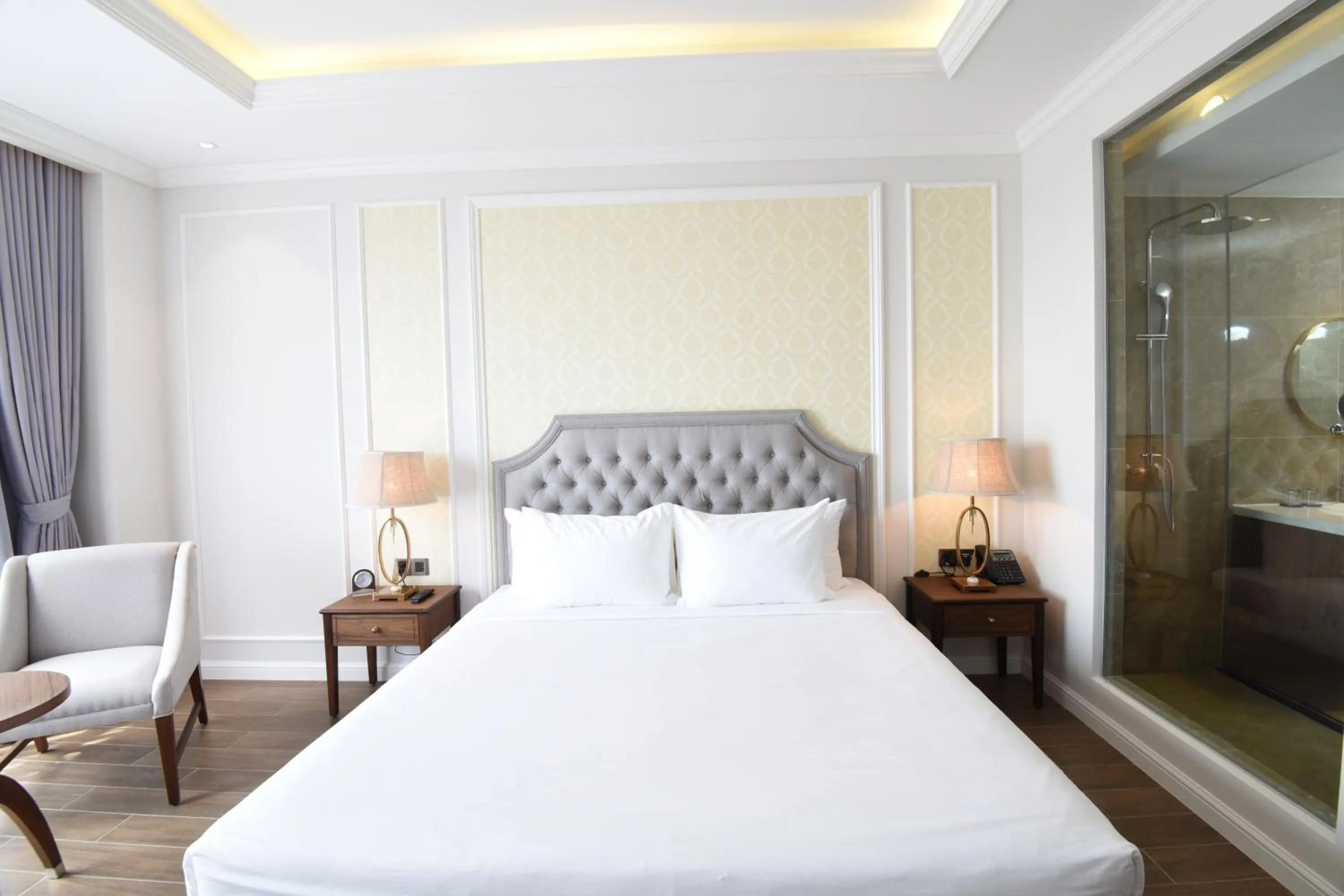 Bed in Phu Cuong Hotel Ca Mau