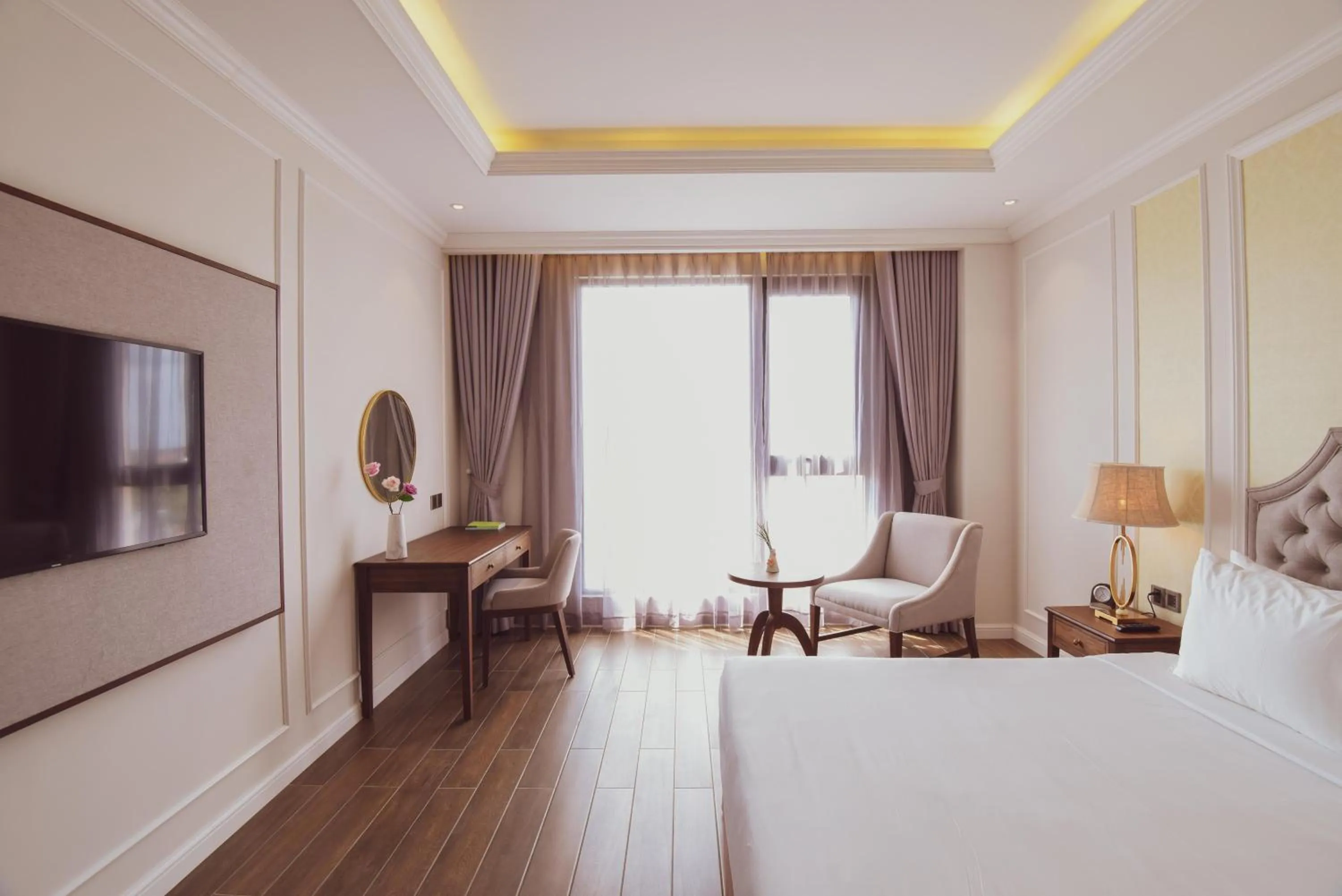 Bed in Phu Cuong Hotel Ca Mau