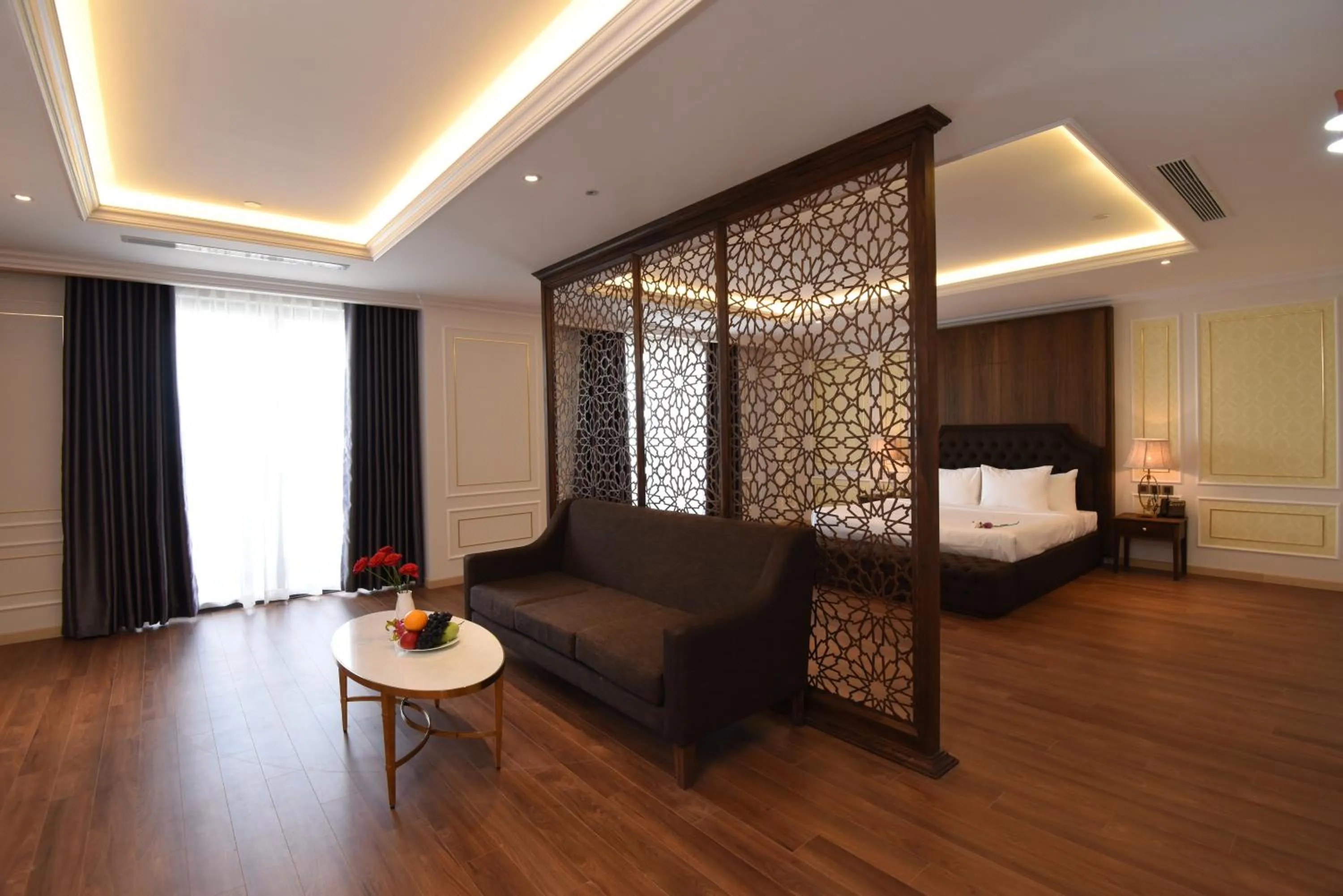 Bed in Phu Cuong Hotel Ca Mau