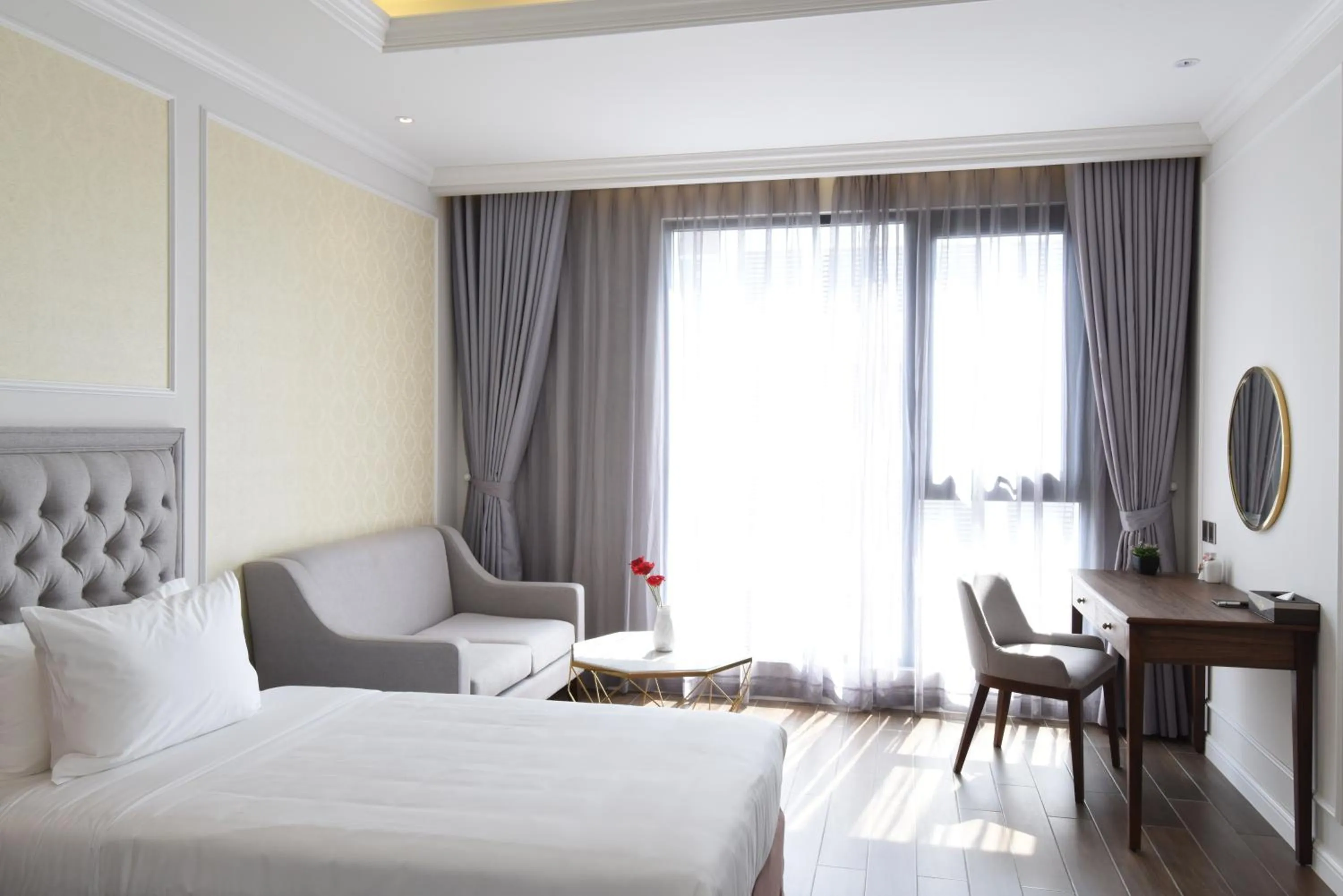 Bed in Phu Cuong Hotel Ca Mau