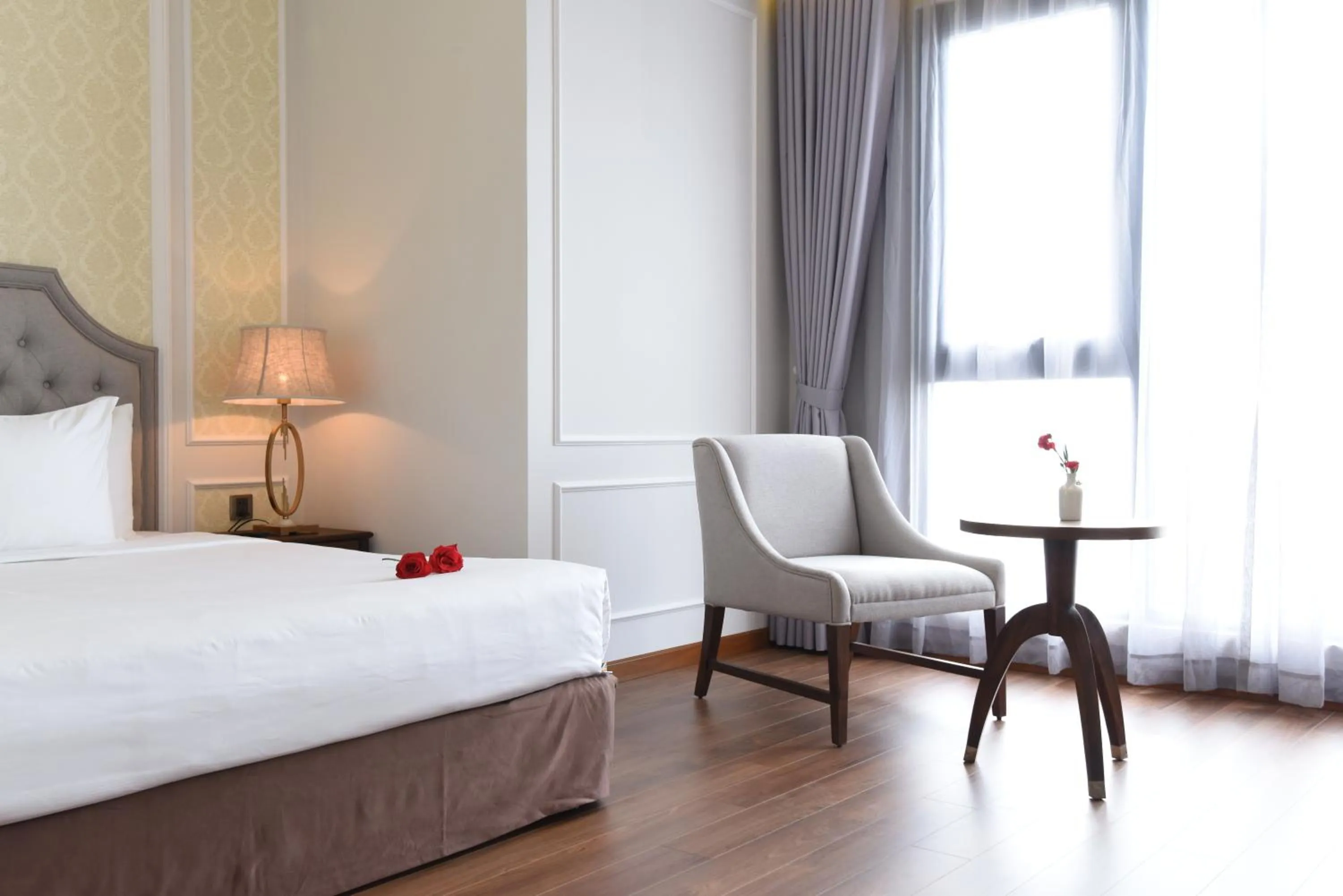 Bed in Phu Cuong Hotel Ca Mau