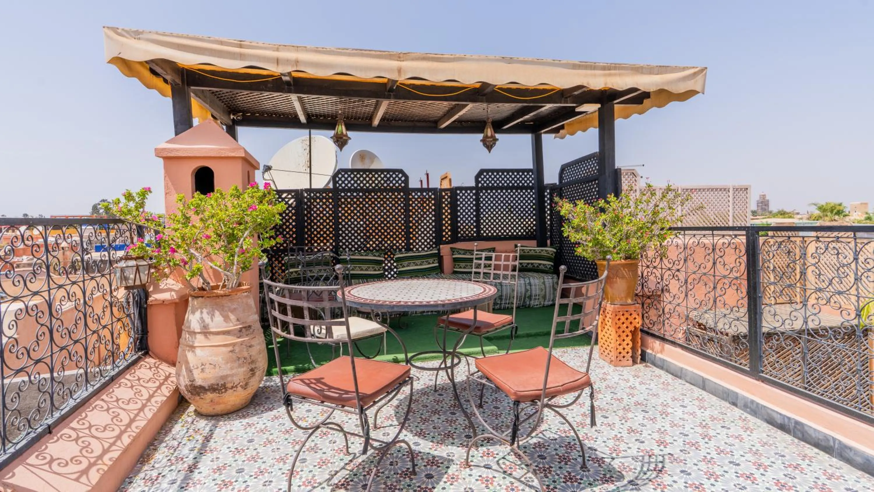 Patio in Riad Ghali Hotel & SPA
