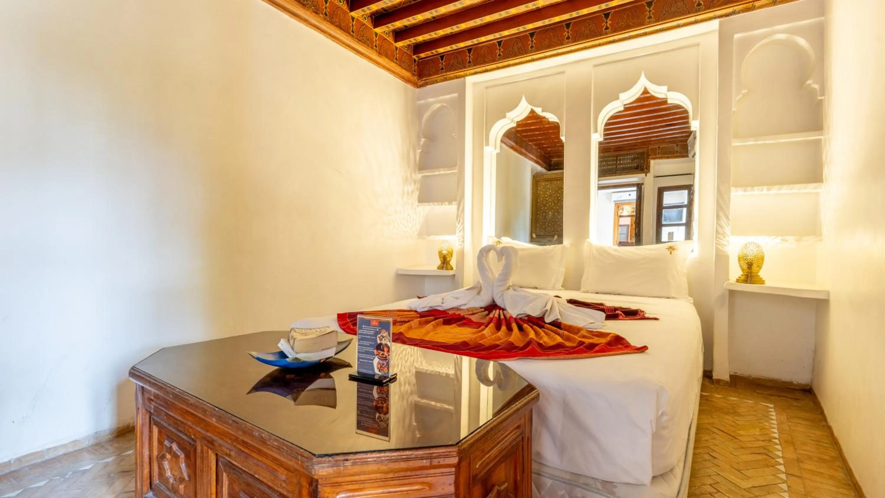 Bed in Riad Ghali Hotel & SPA