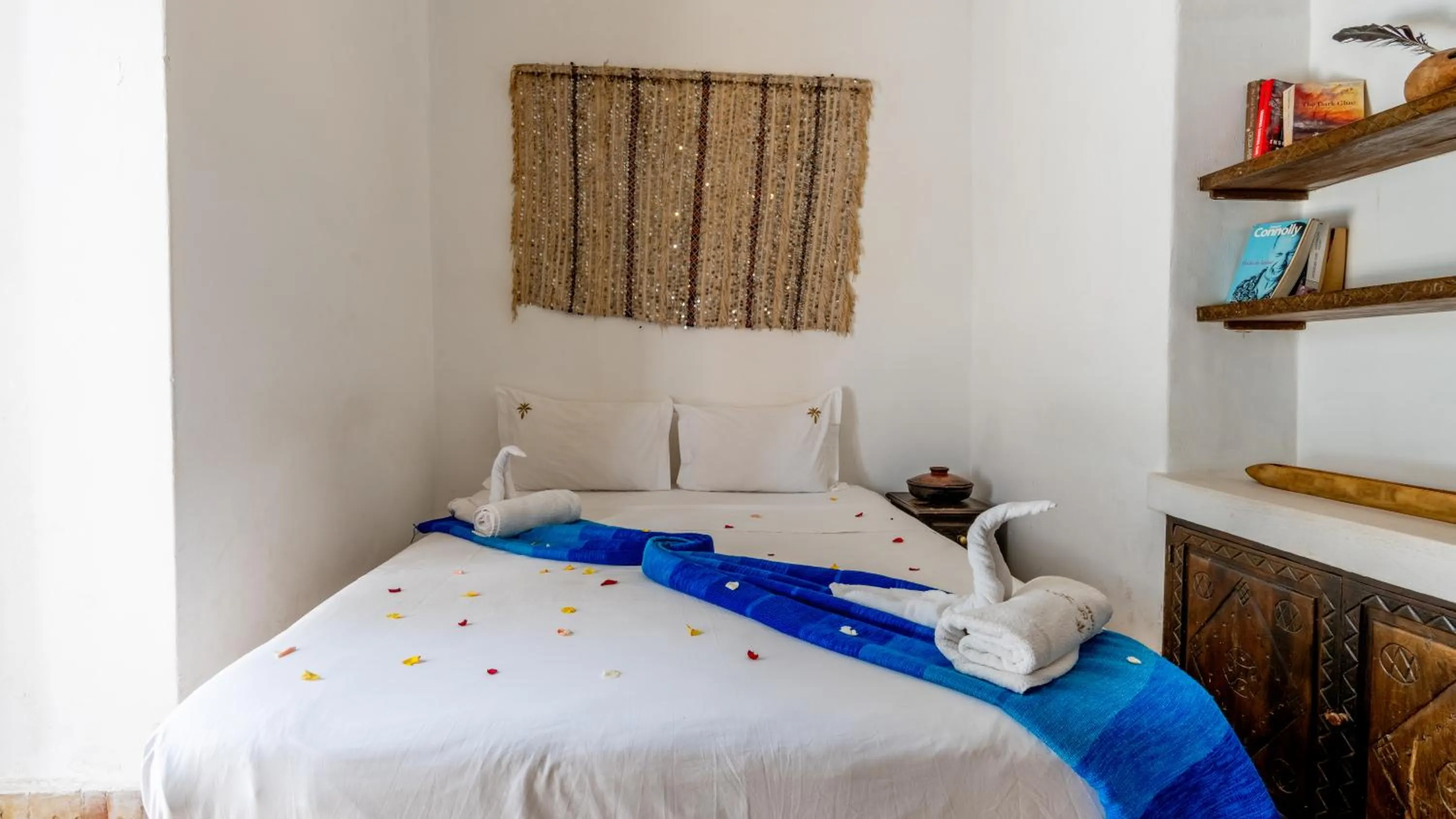 Bed in Riad Ghali Hotel & SPA