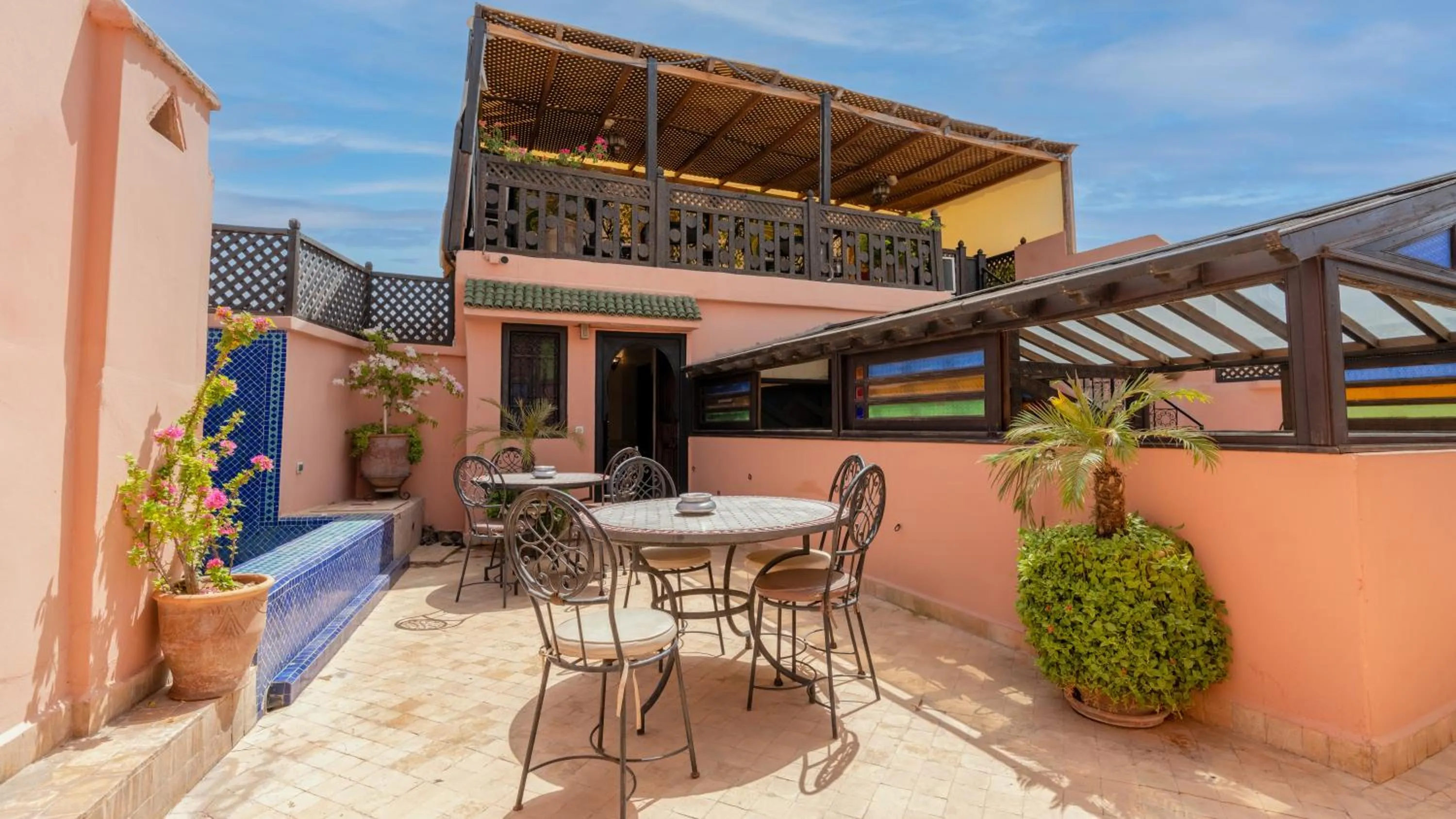 Patio in Riad Ghali Hotel & SPA