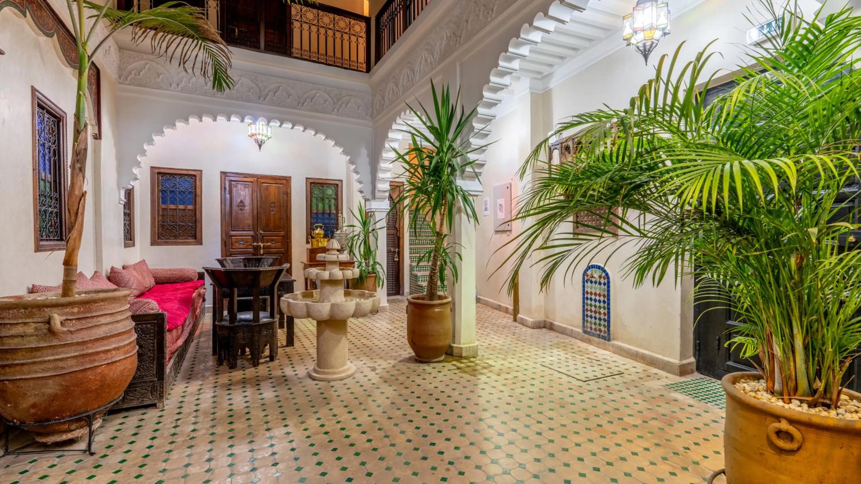 Patio in Riad Ghali Hotel & SPA