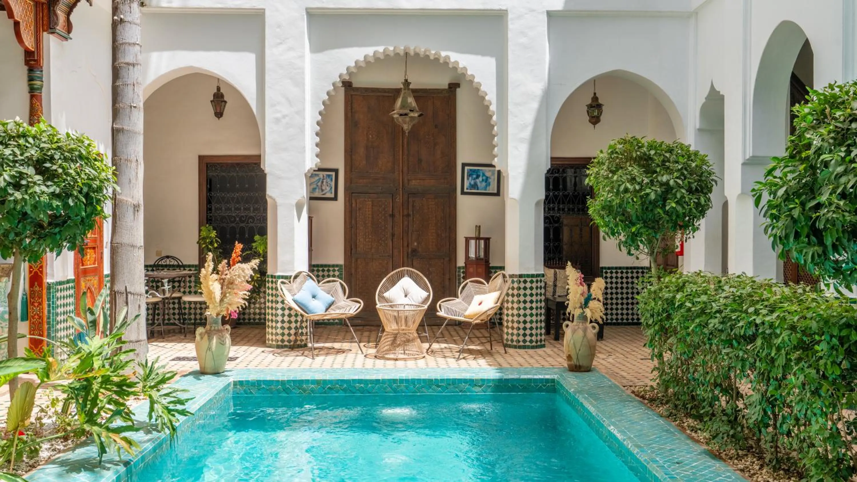 Garden in Riad Ghali Hotel & SPA
