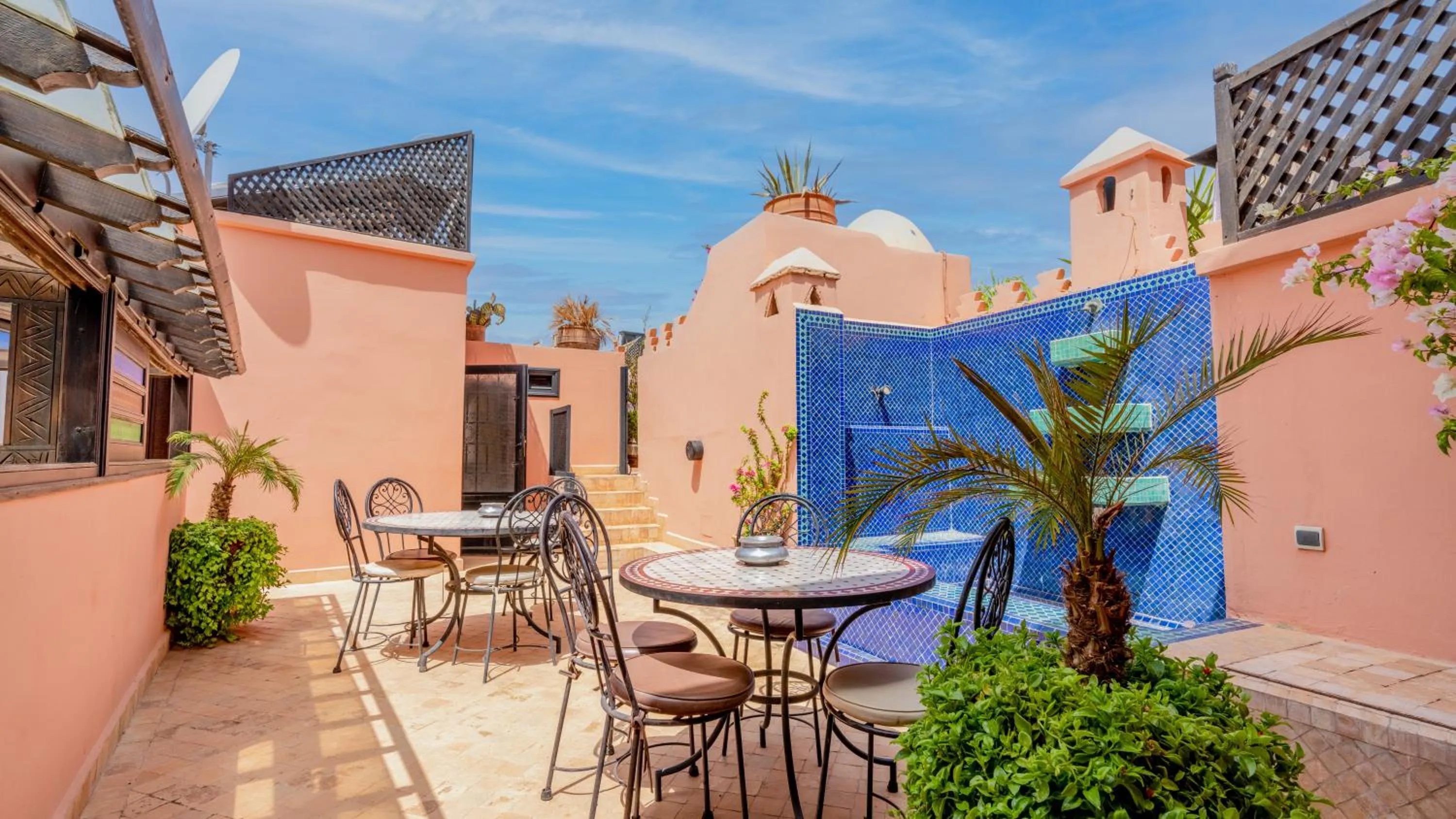 Patio in Riad Ghali Hotel & SPA