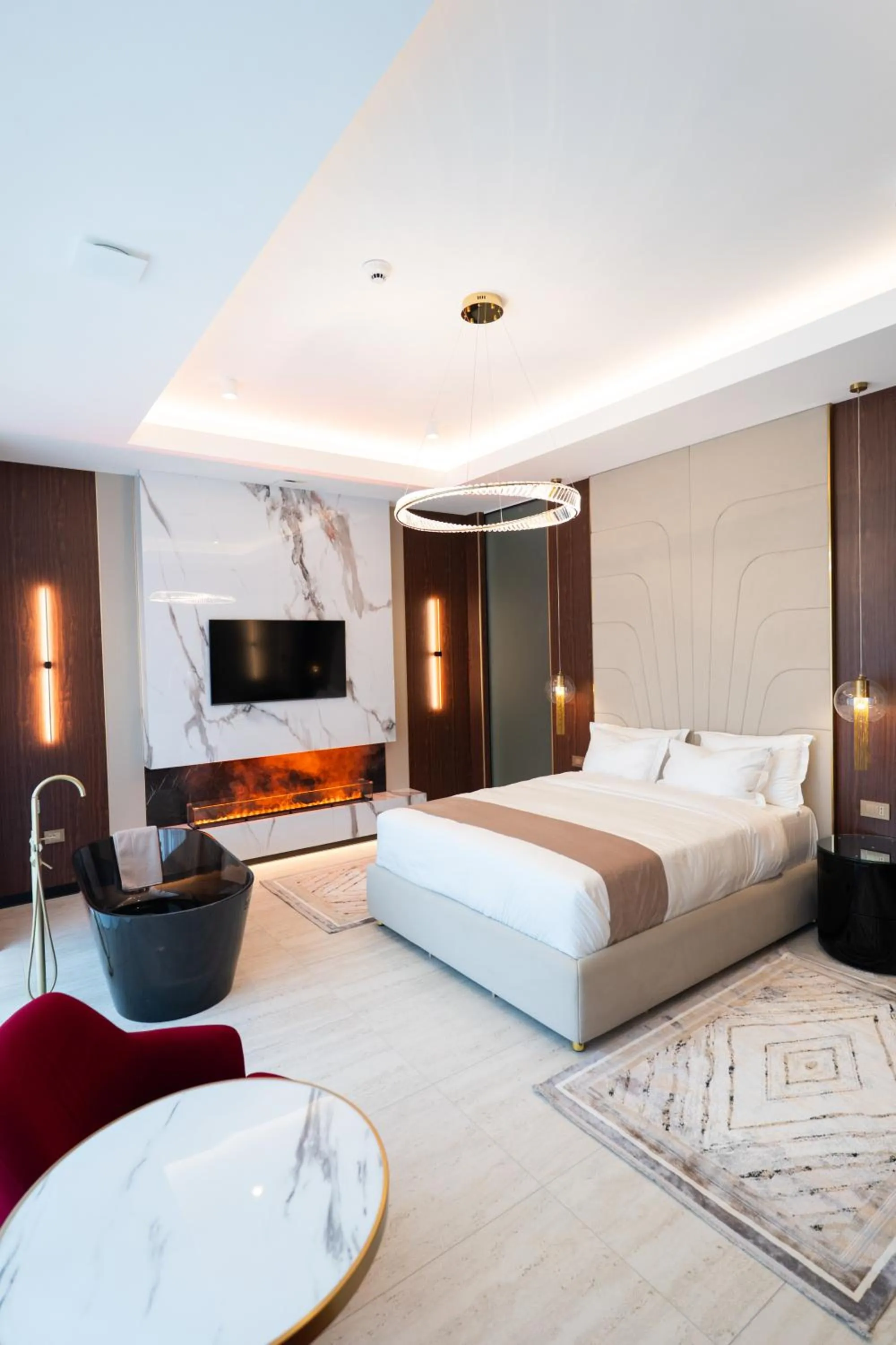 Bed in Hotel Gabriela