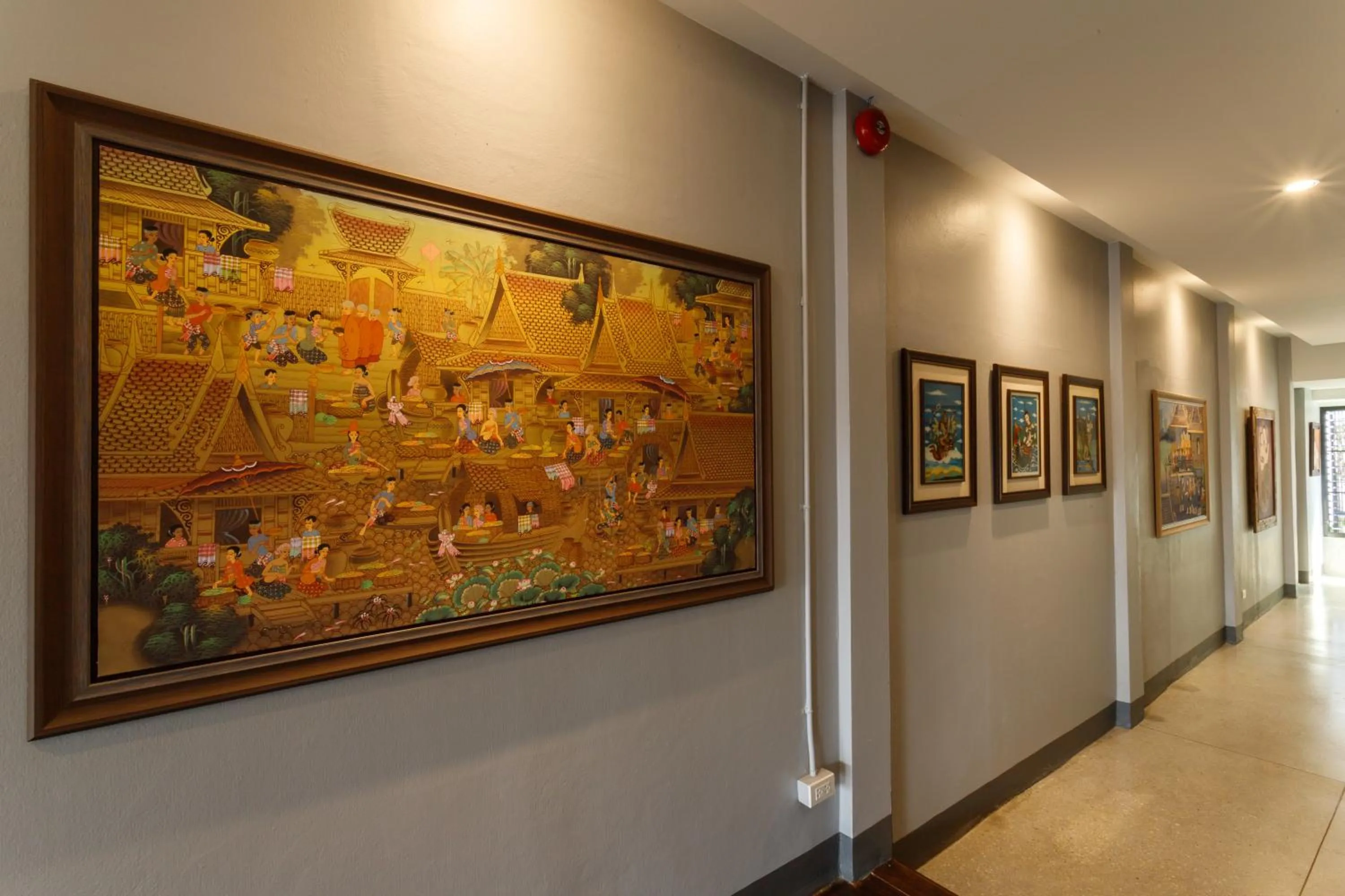 Decorative detail in Hostel One Art and Gallery