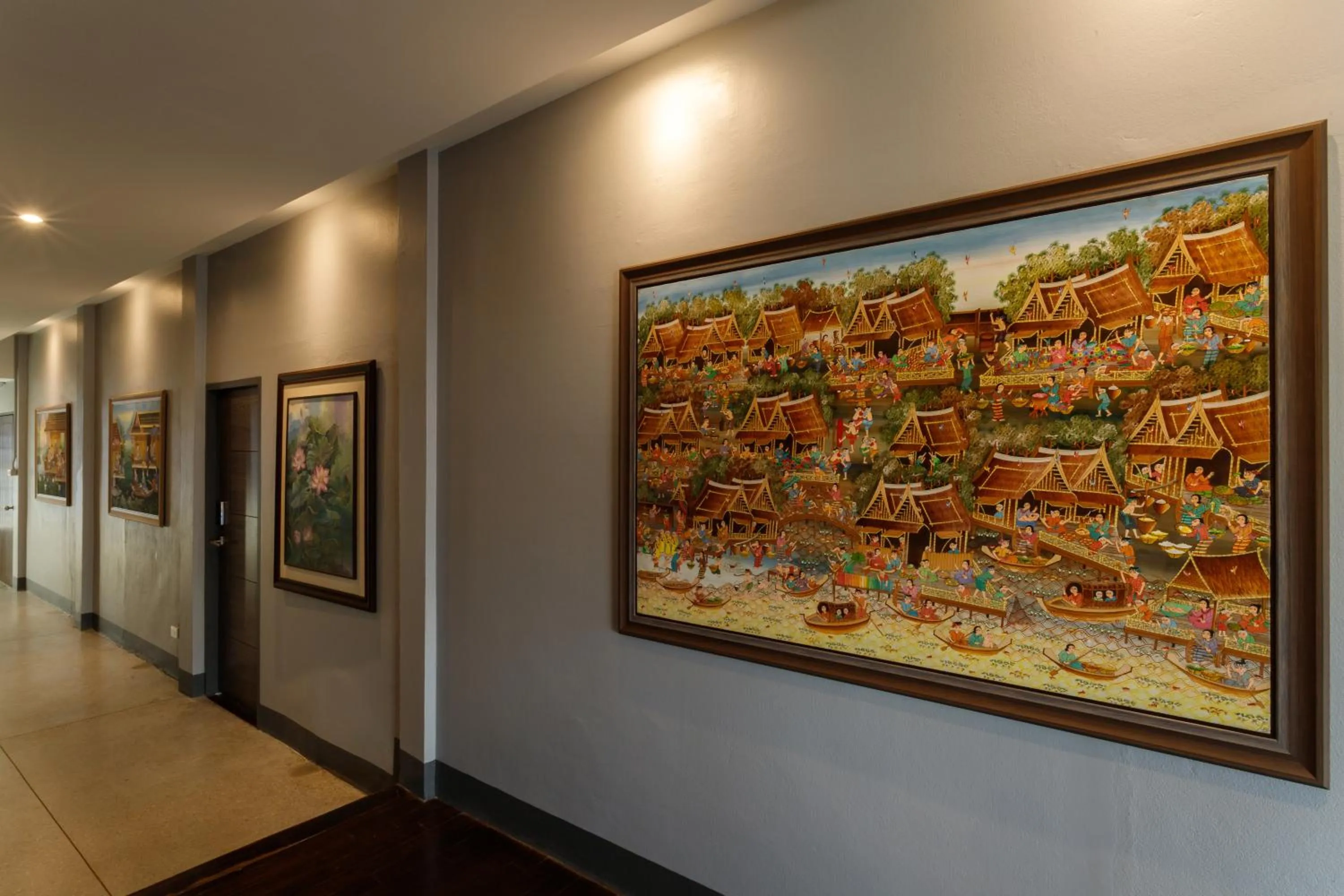 Decorative detail in Hostel One Art and Gallery