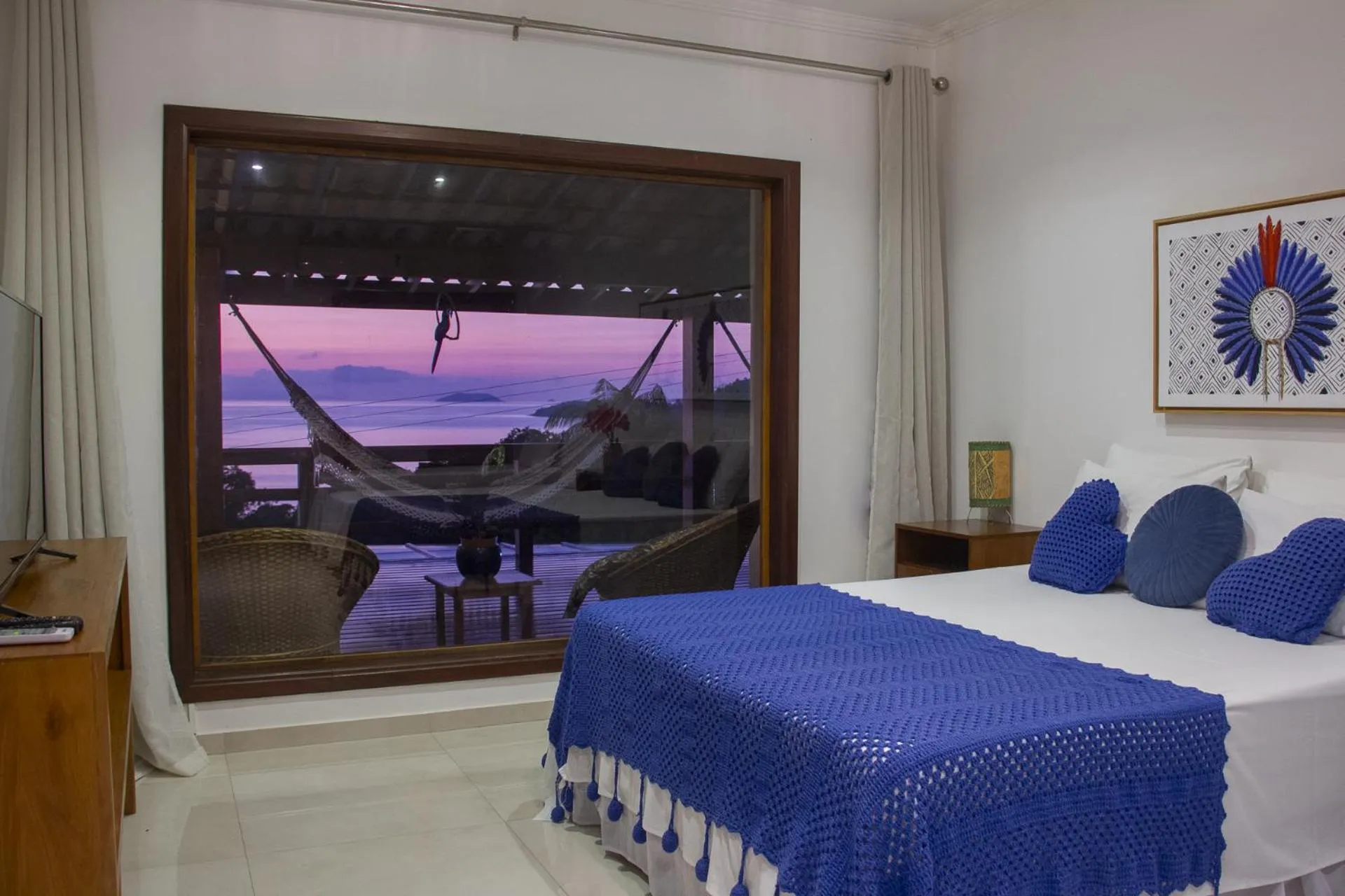 Photo of the whole room, Bed in Pousada Recanto de Paraty