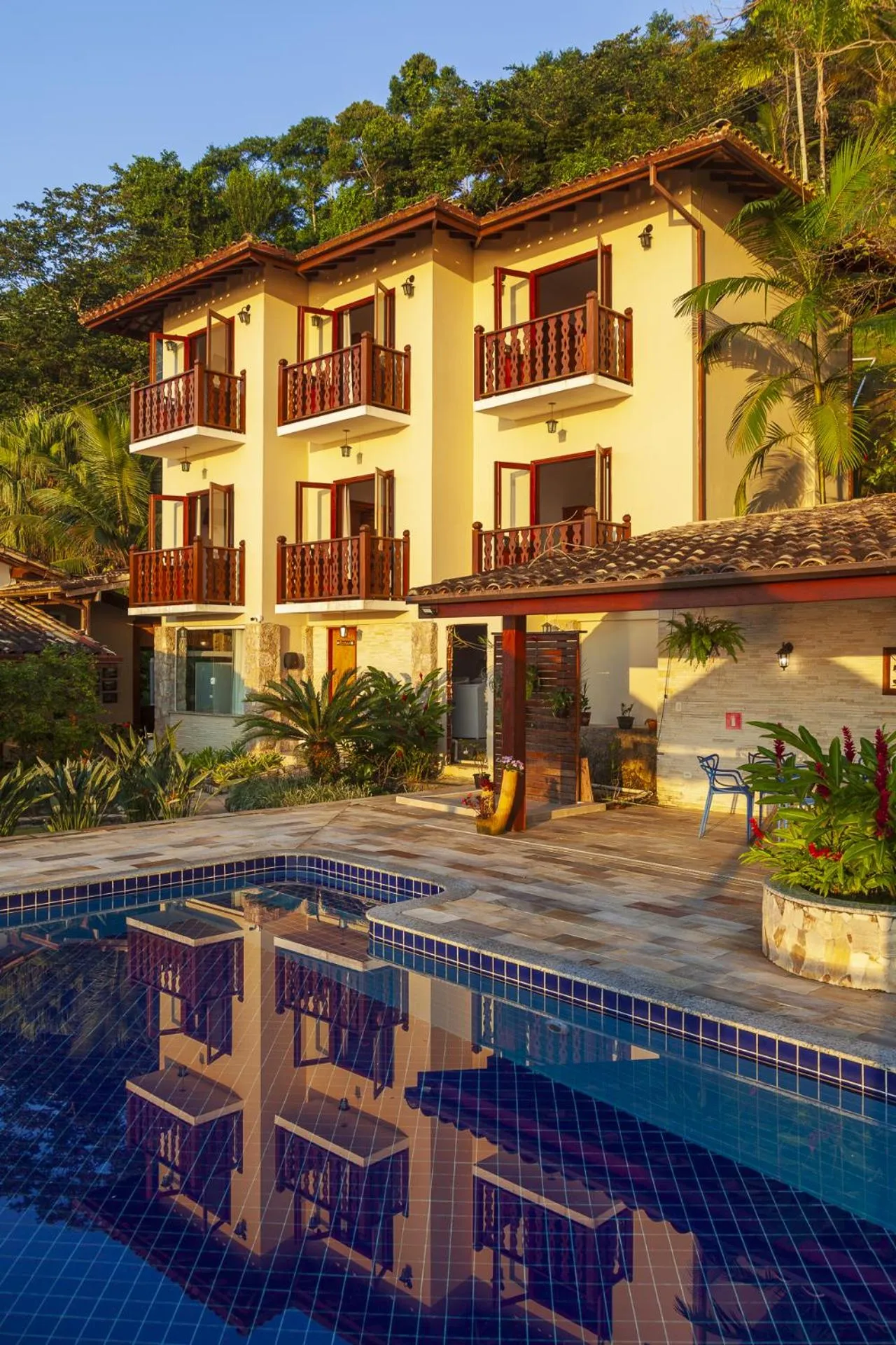 Property building in Pousada Recanto de Paraty