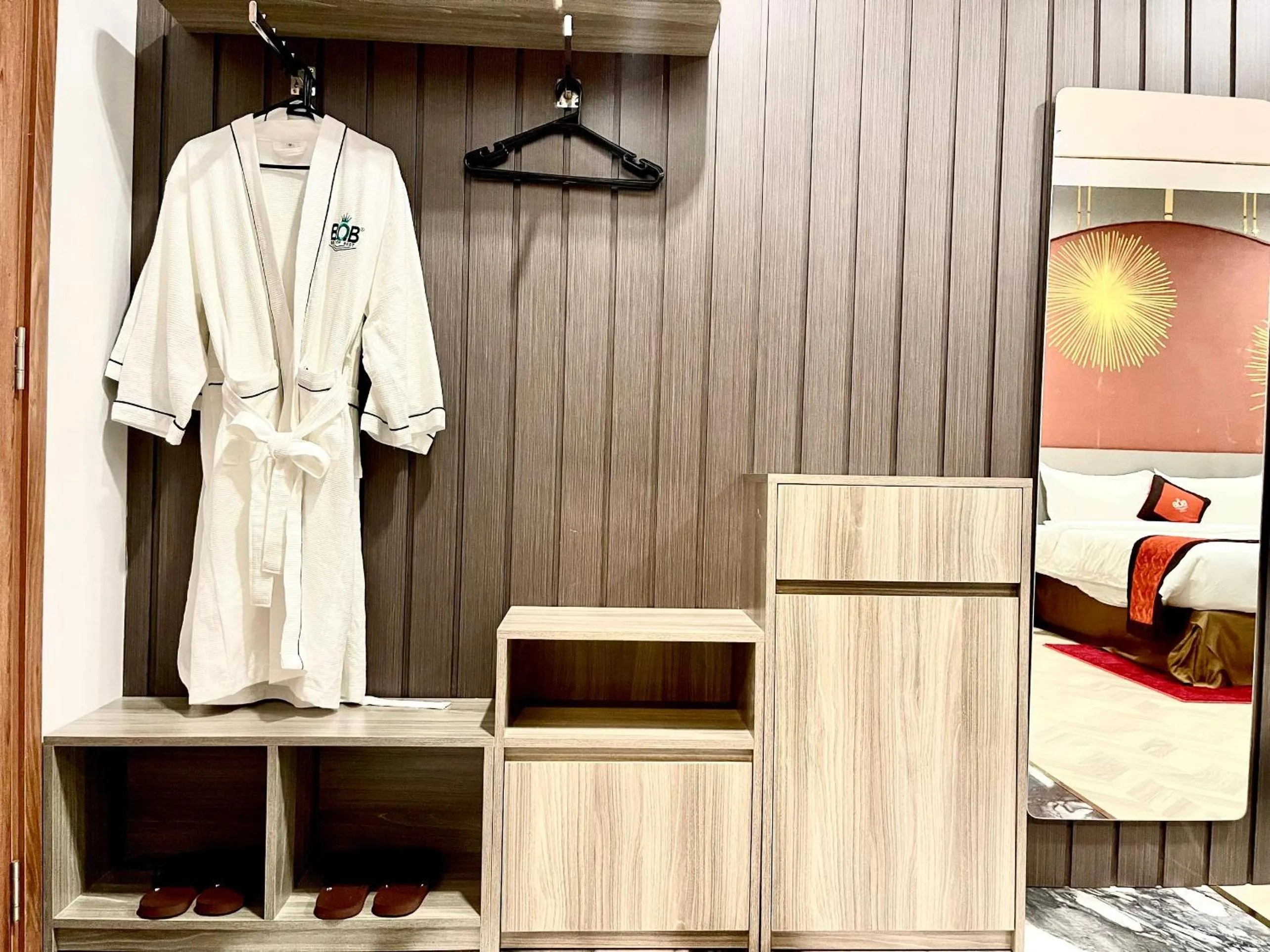 Bedroom in B.O.B Hotel