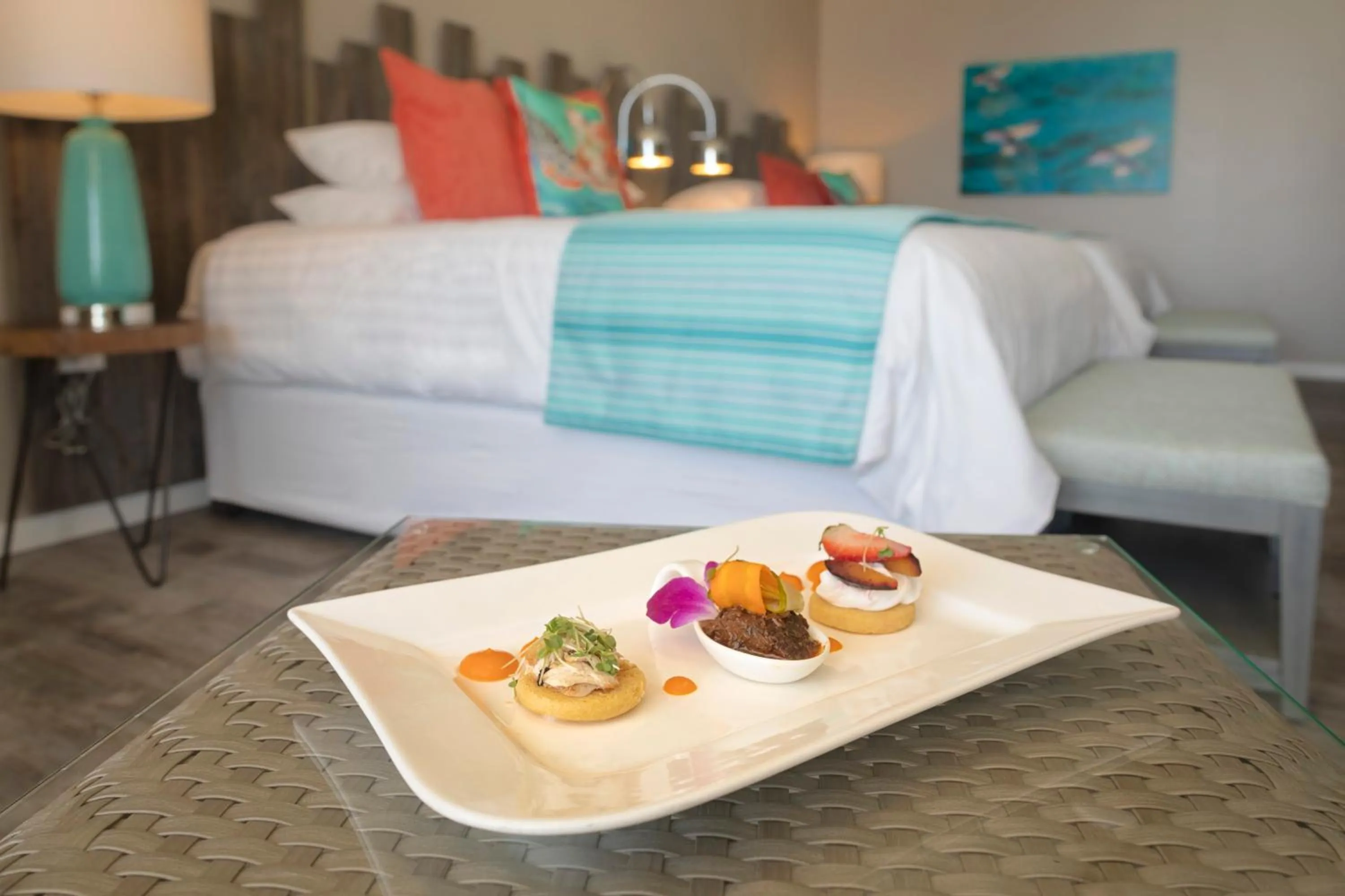 Food, Bed in Sea Breeze Beach House All Inclusive by Ocean Hotels