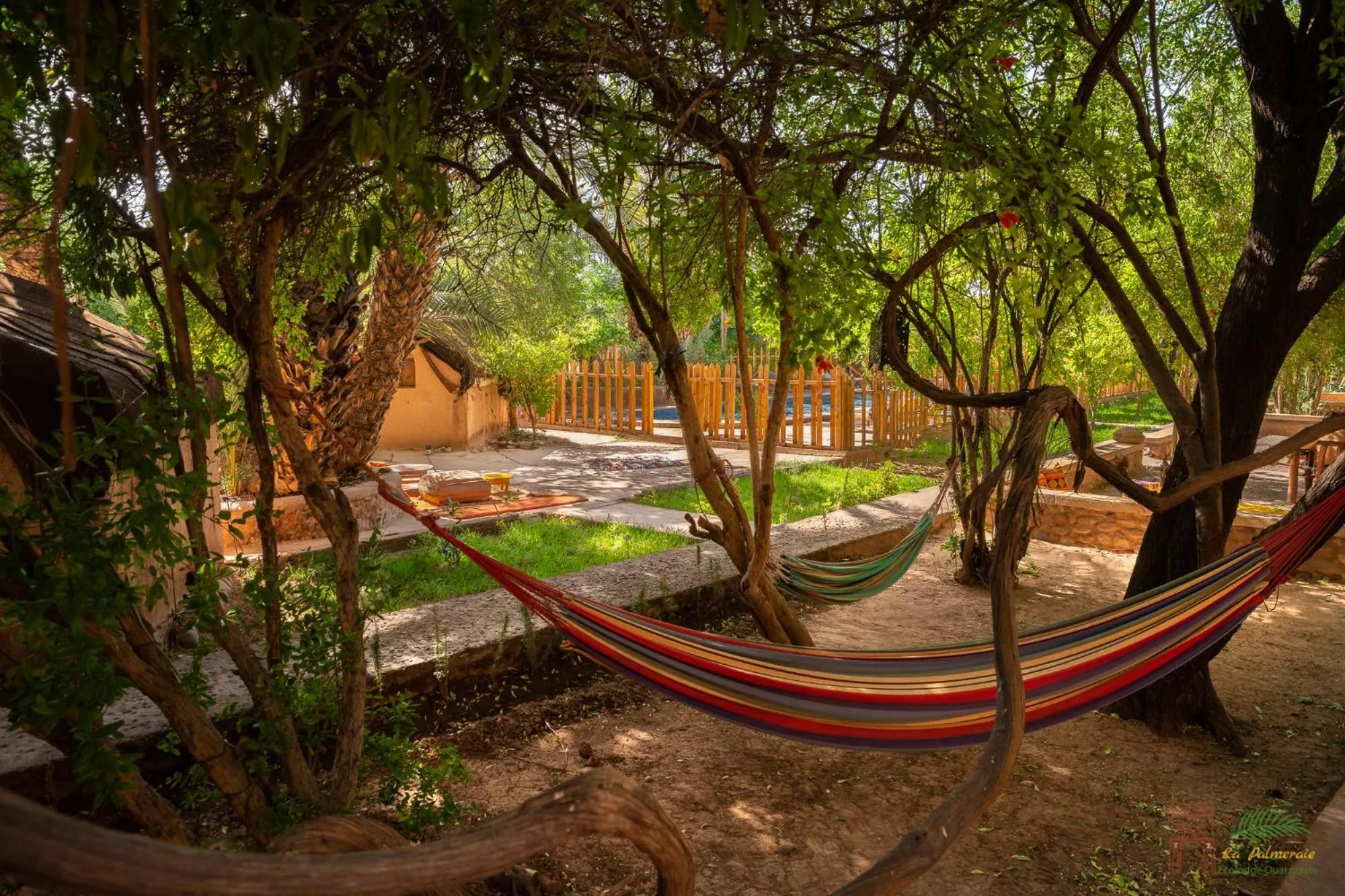 Garden in Ecolodge La Palmeraie
