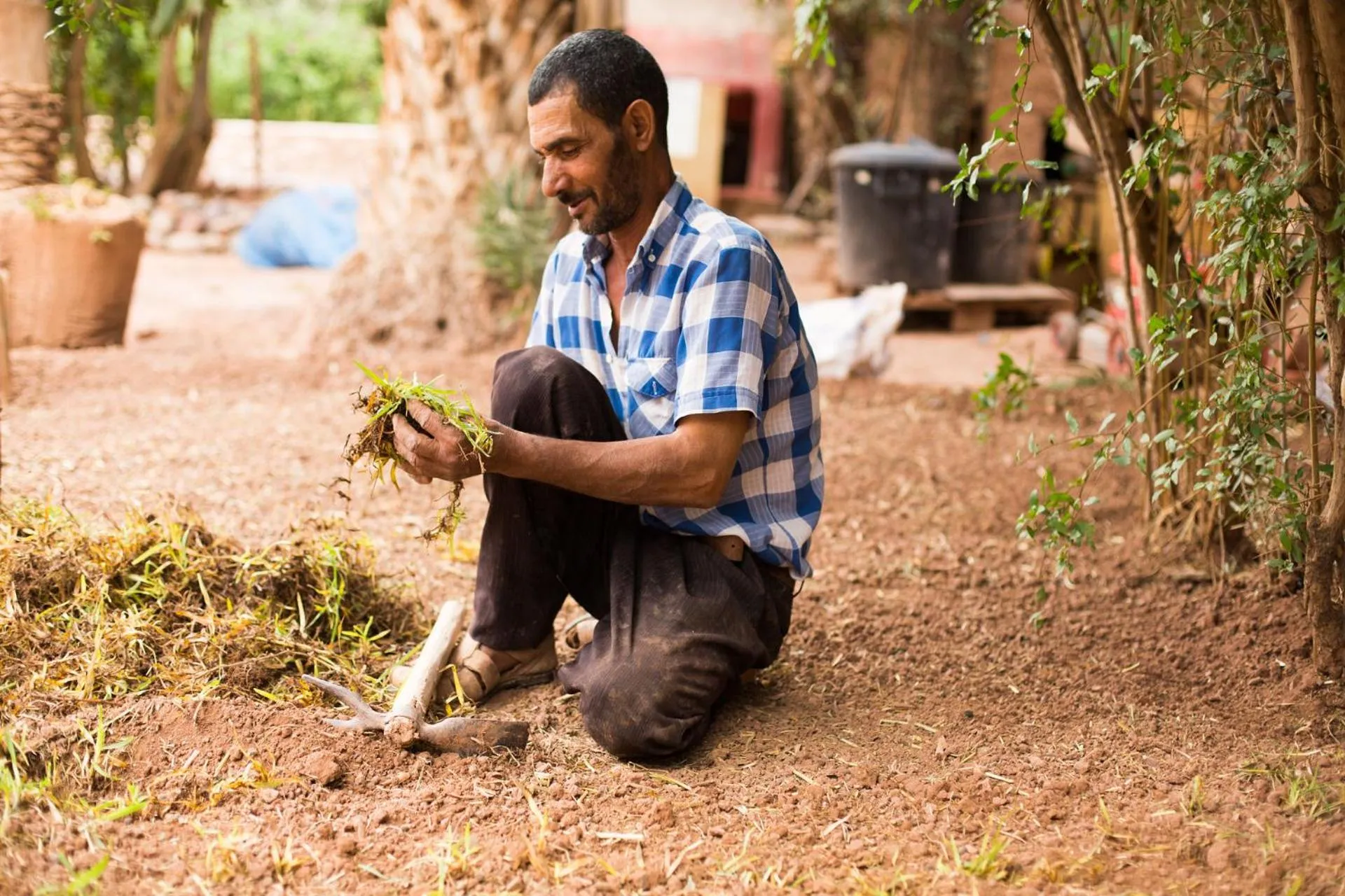 Staff in Ecolodge La Palmeraie