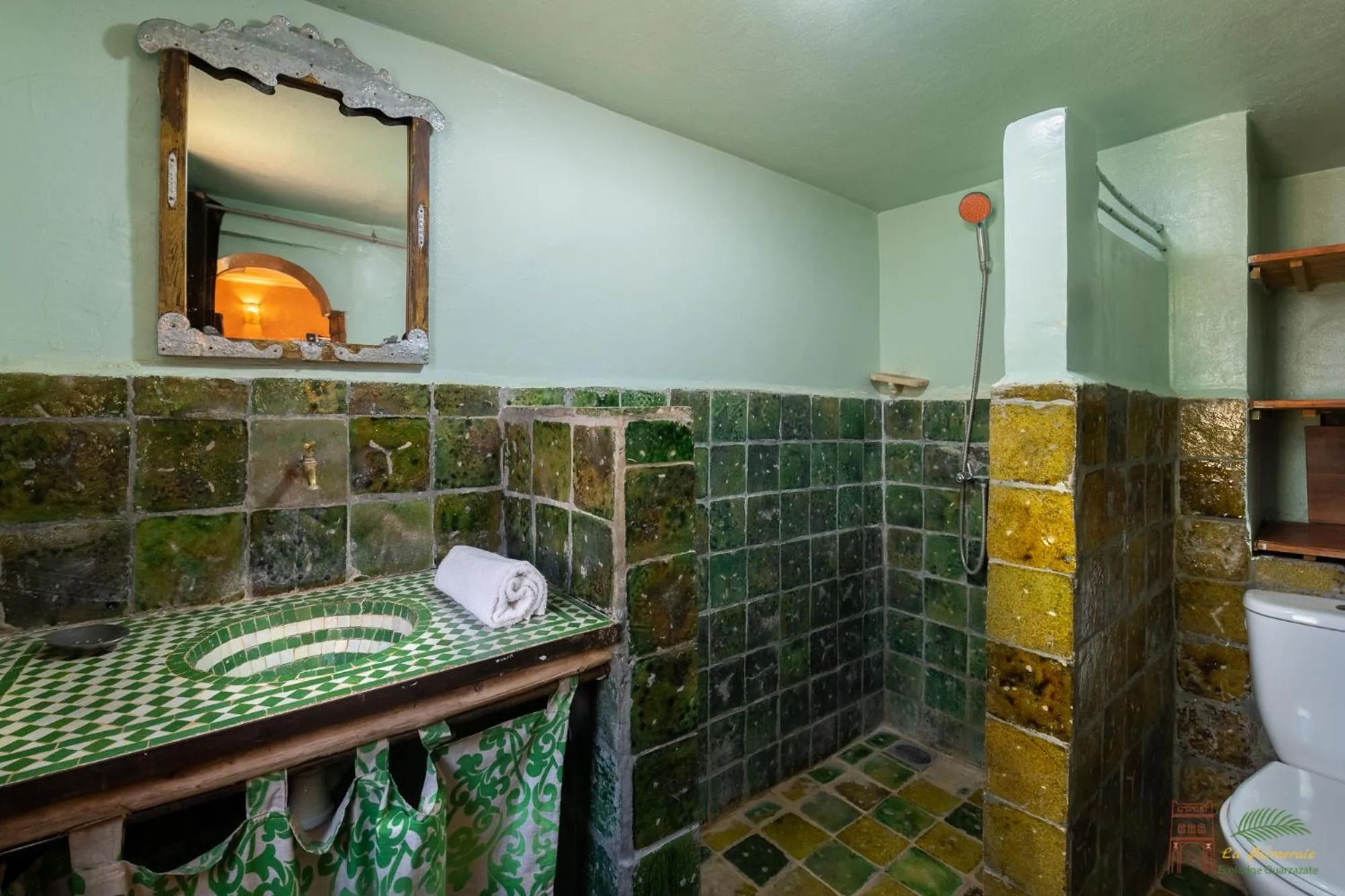 Toilet in Ecolodge La Palmeraie