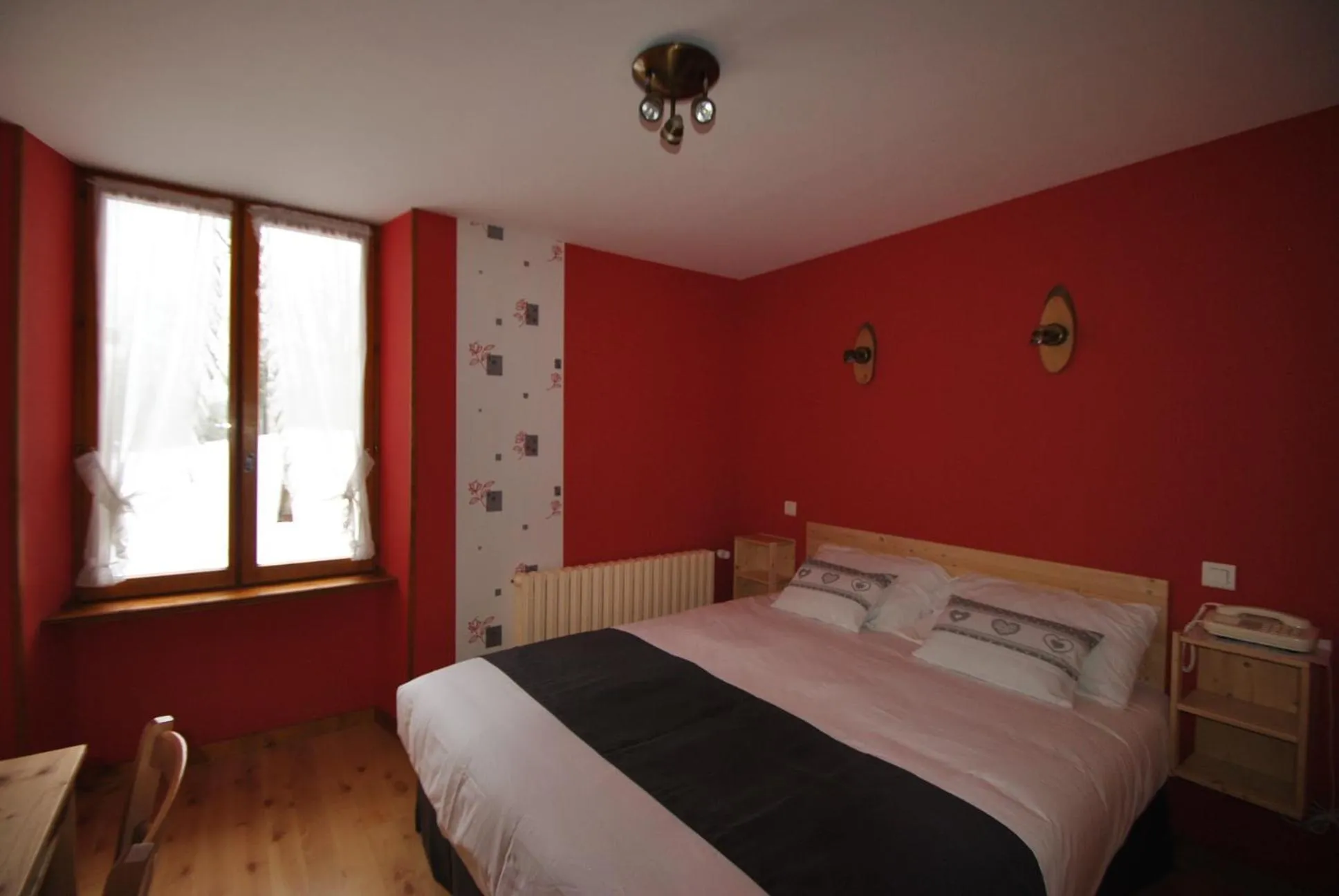 Bed in Auberge du Hérisson