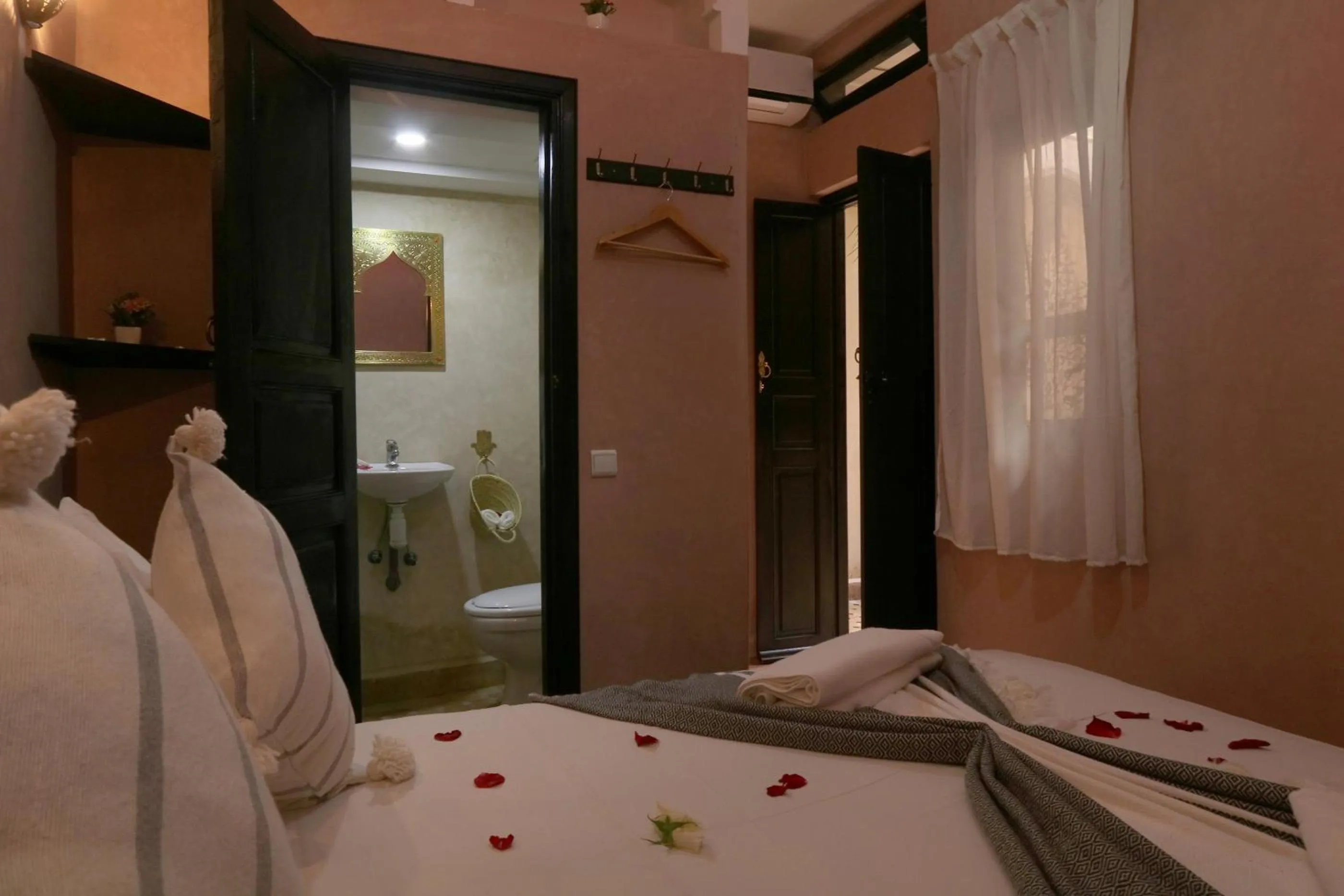 Bed in Riad Elite