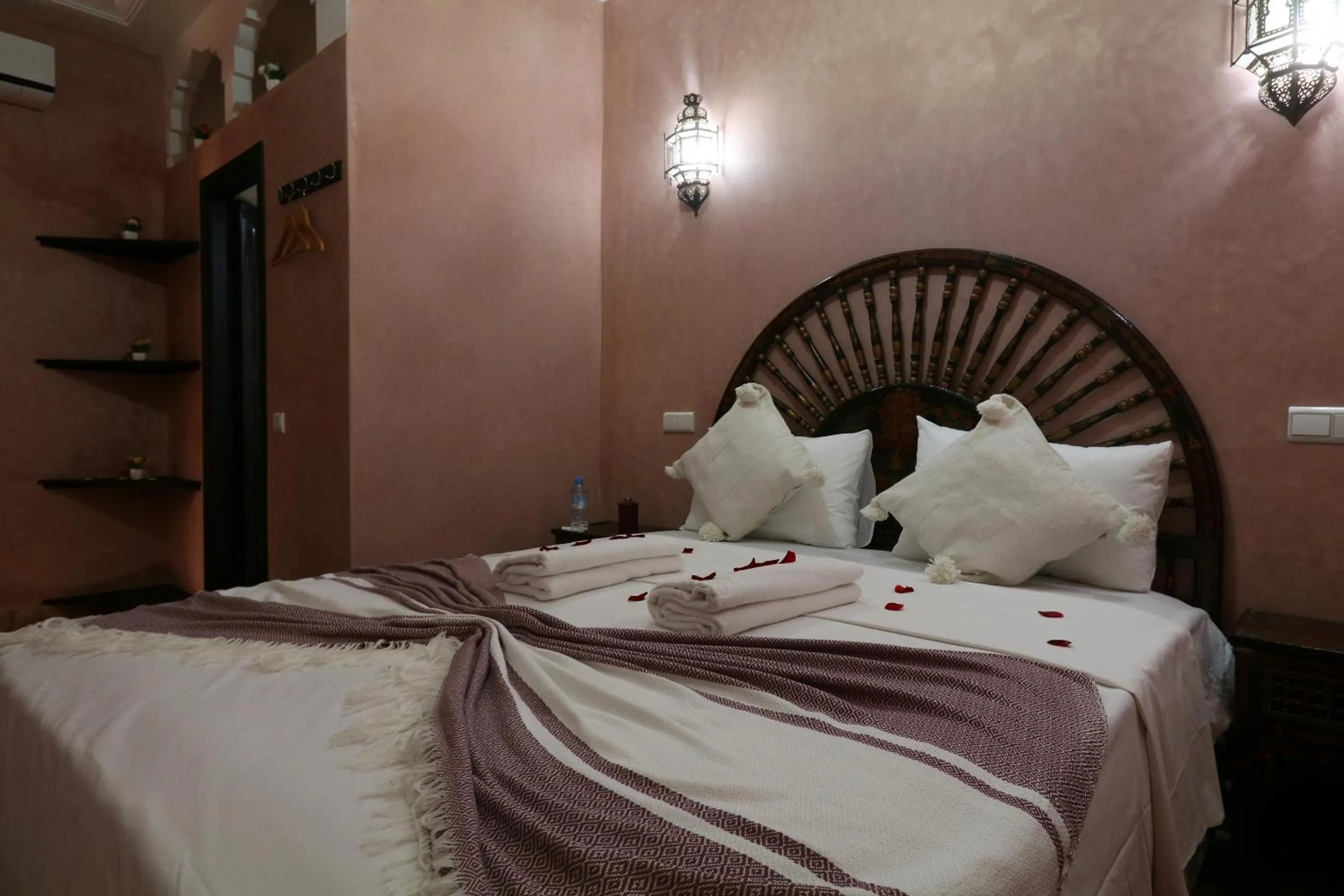 Bed in Riad Elite