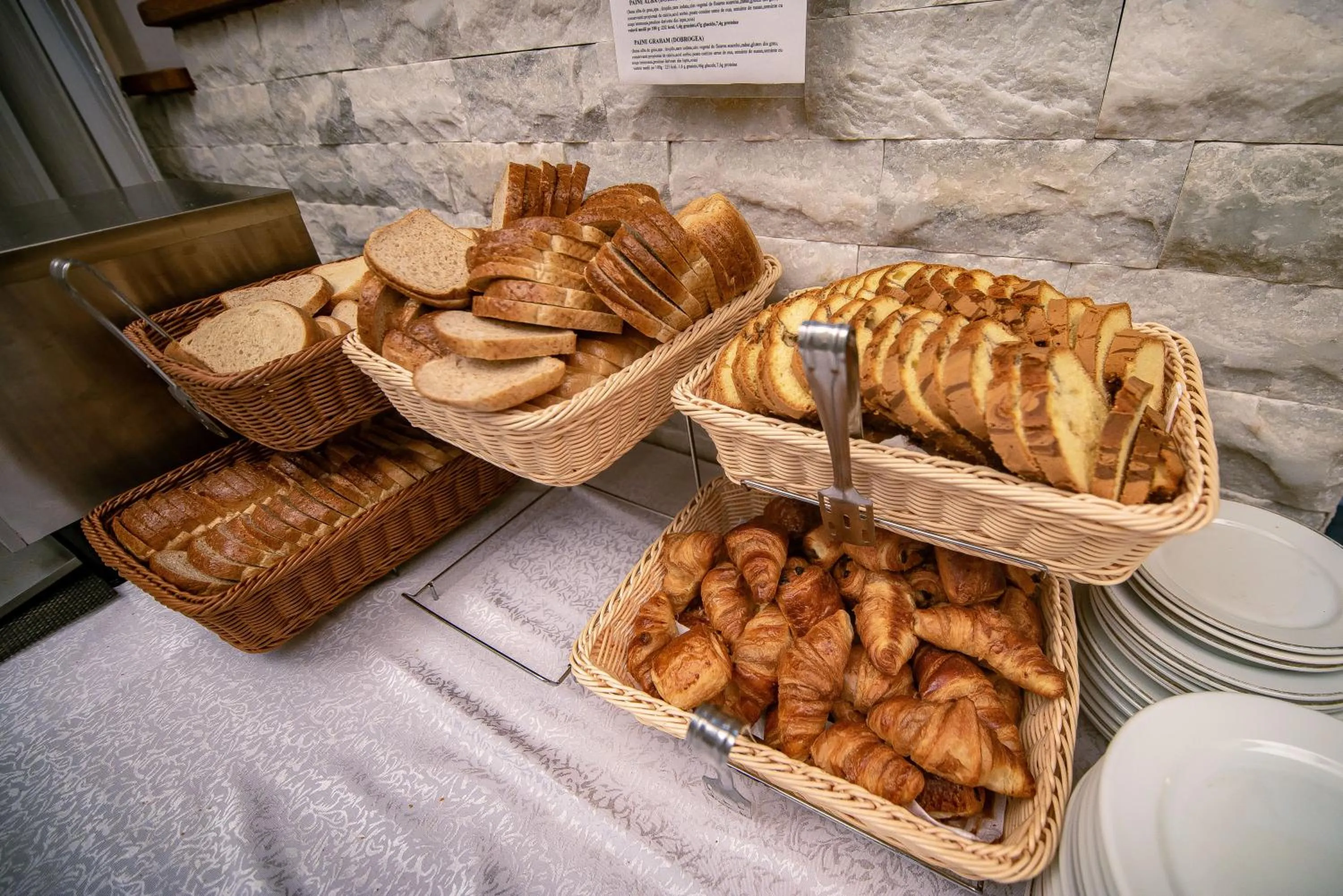Buffet breakfast in Hotel Doina