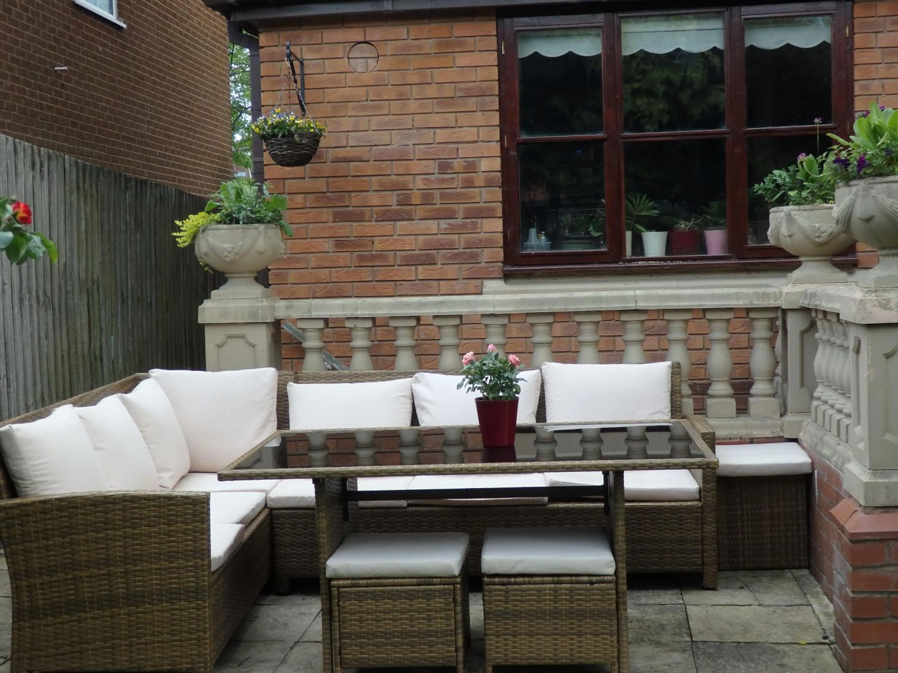 Patio in HayLaneLodge