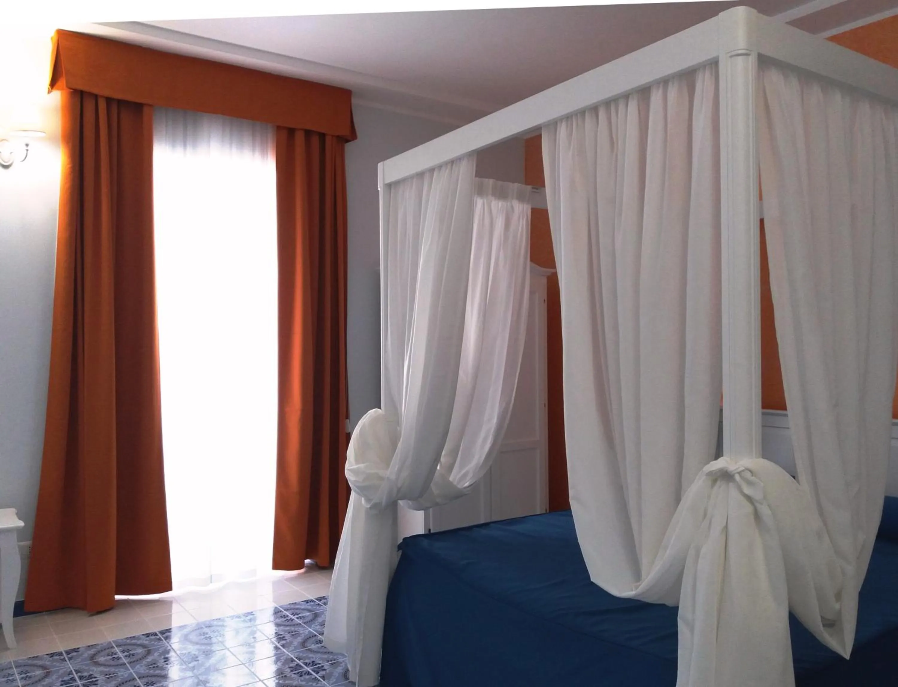 Bed in Odysseus Hotel
