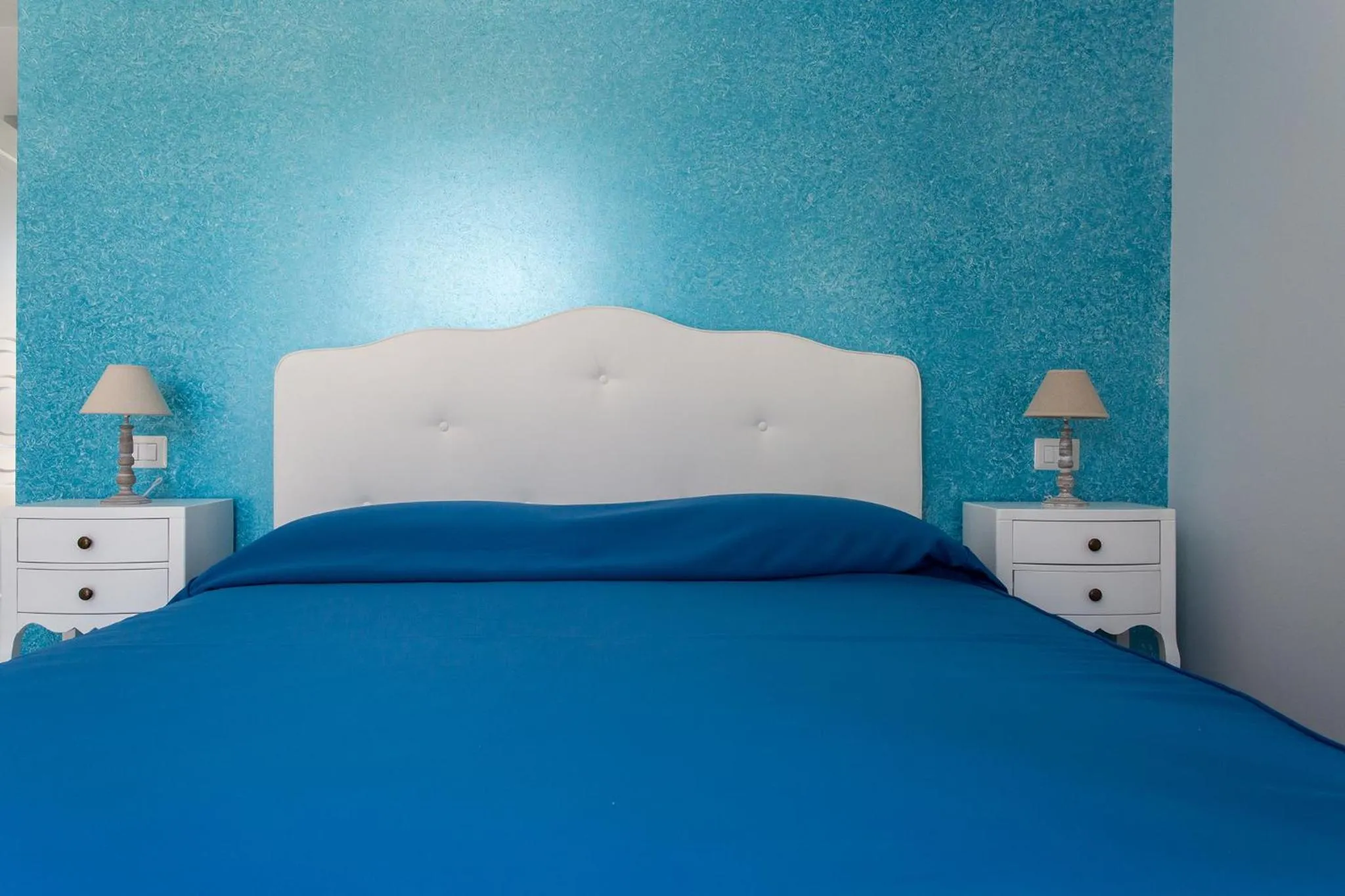 Bed in Odysseus Hotel