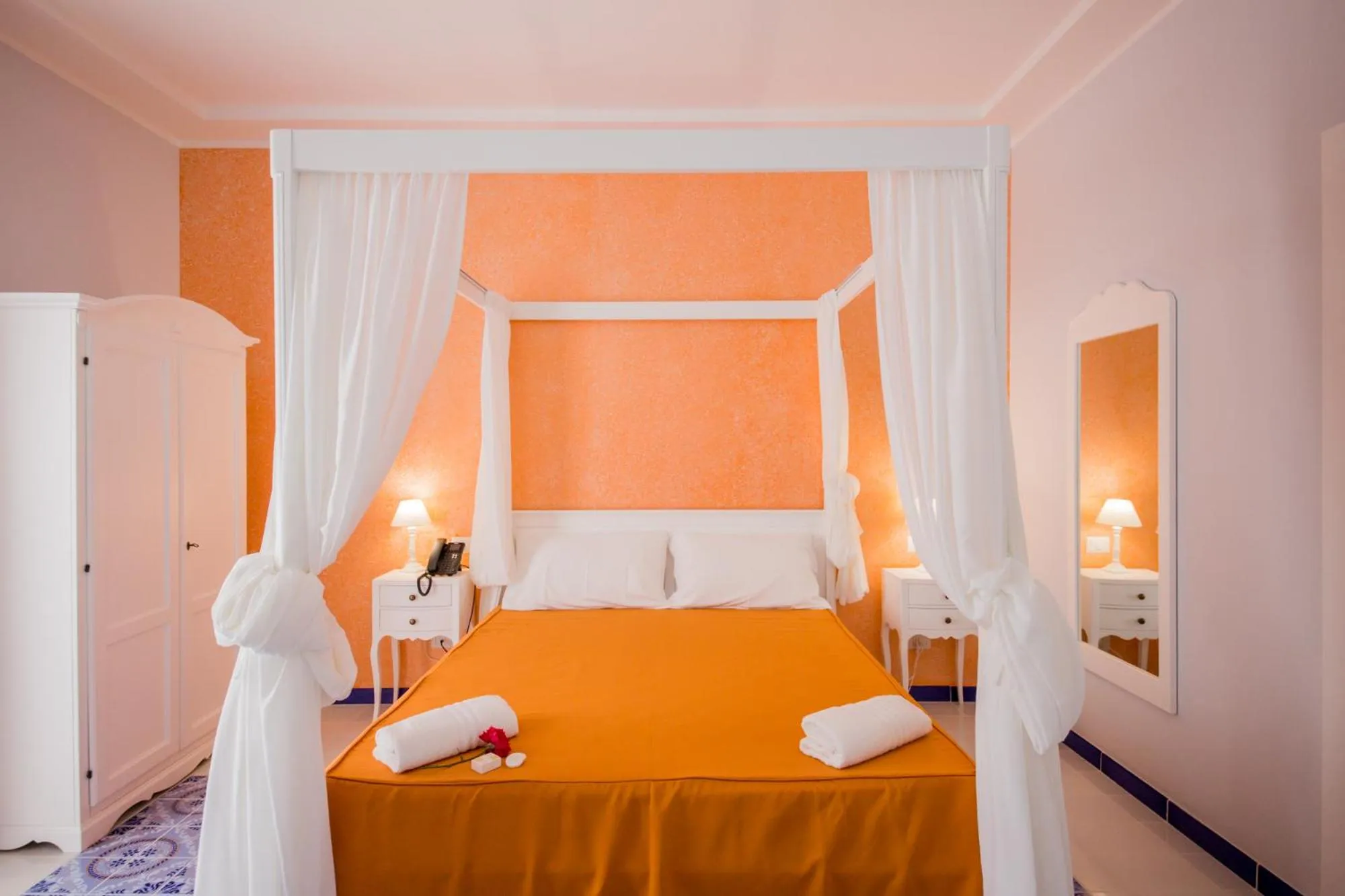 Bed in Odysseus Hotel