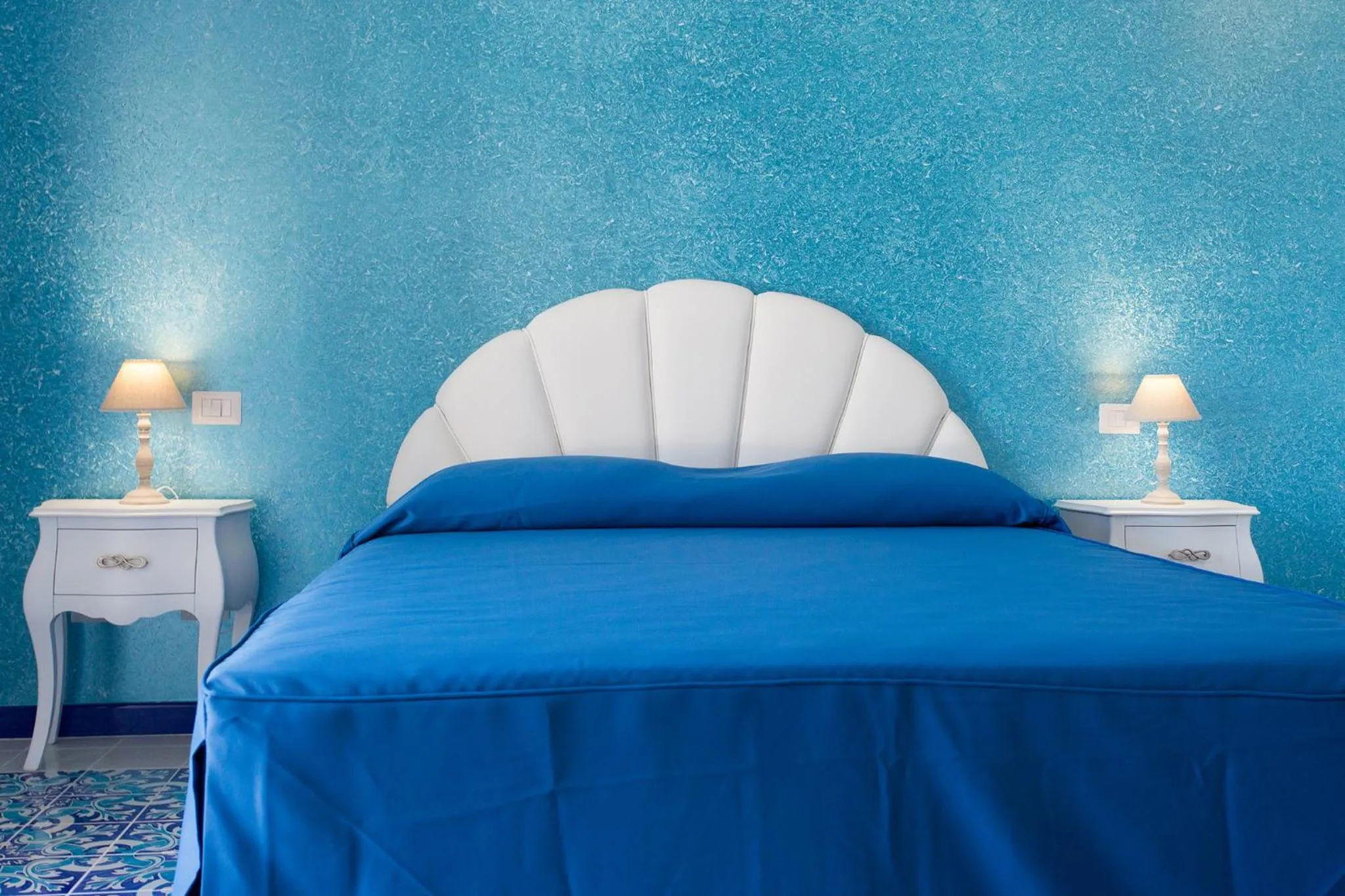 Bed in Odysseus Hotel