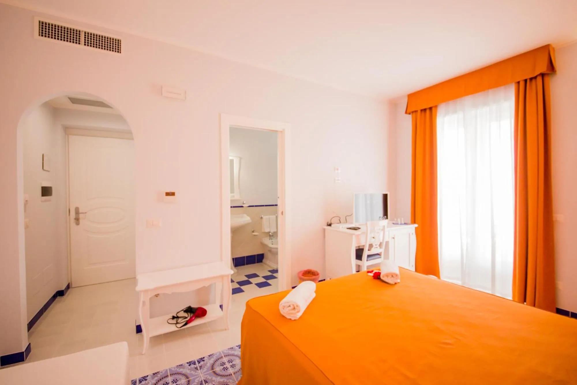 Bed in Odysseus Hotel