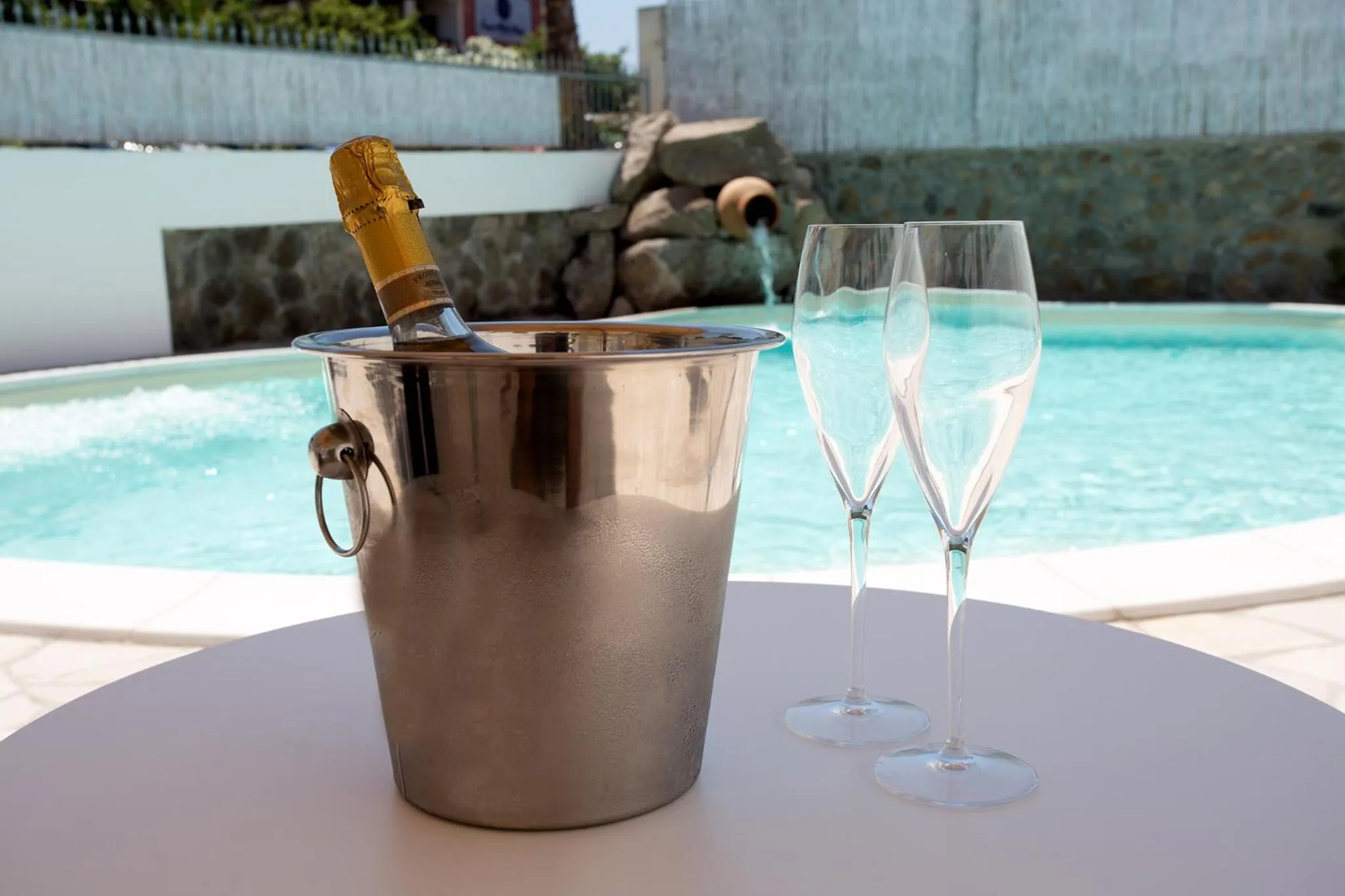 Swimming pool in Odysseus Hotel