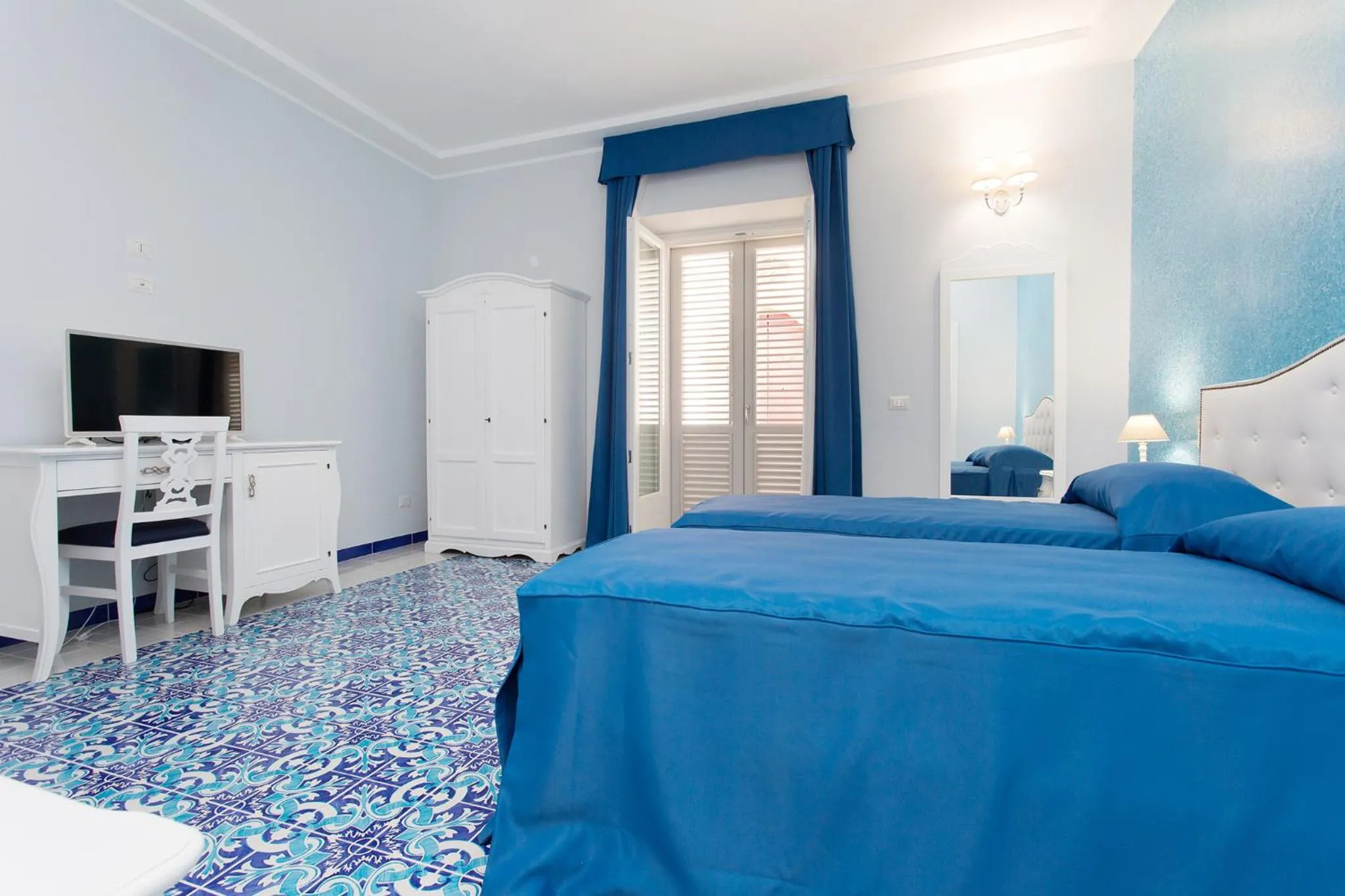 Bed in Odysseus Hotel