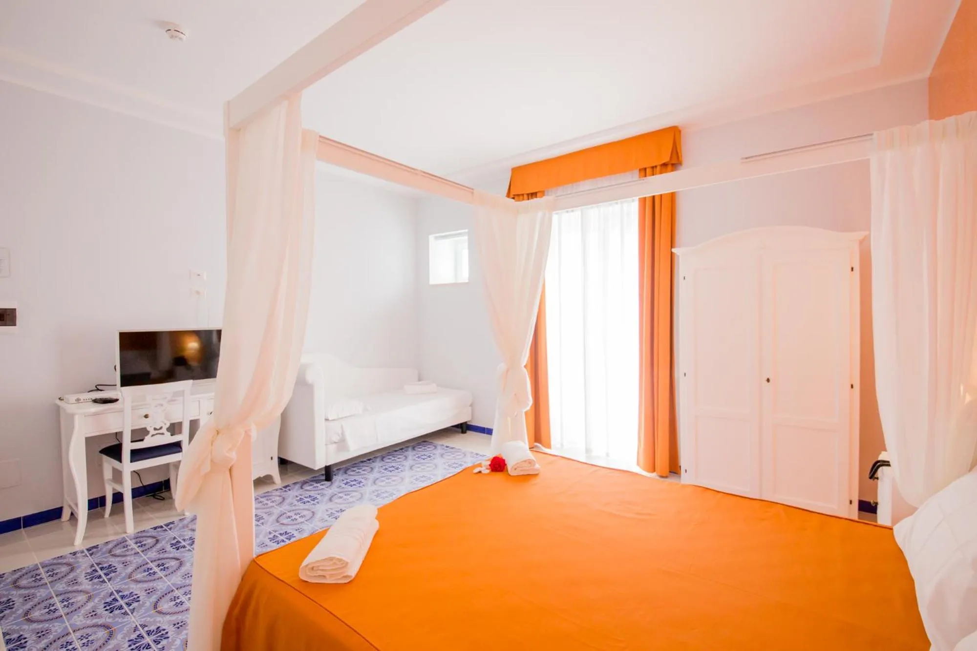 Bed in Odysseus Hotel