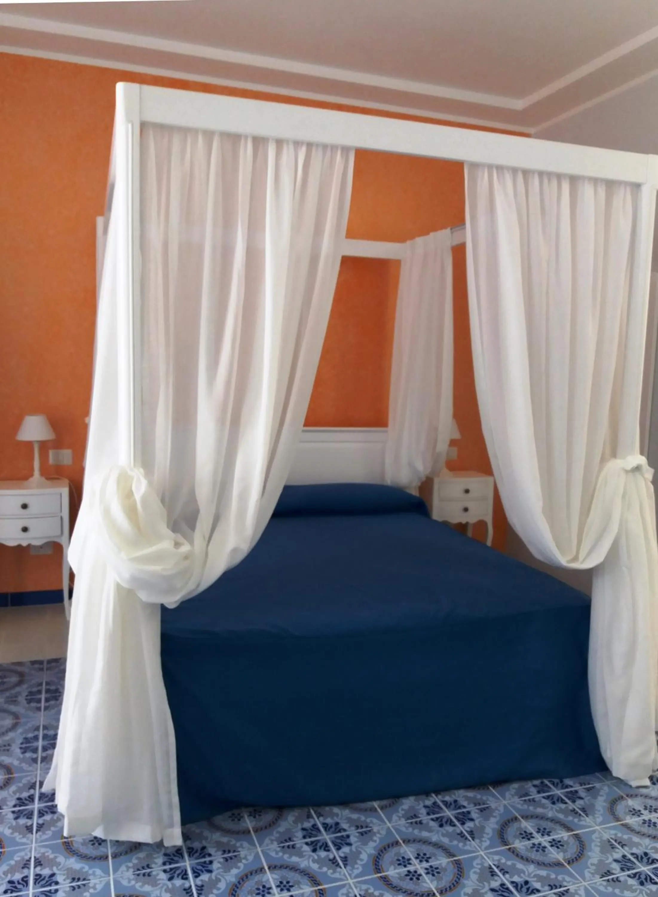 Bed in Odysseus Hotel