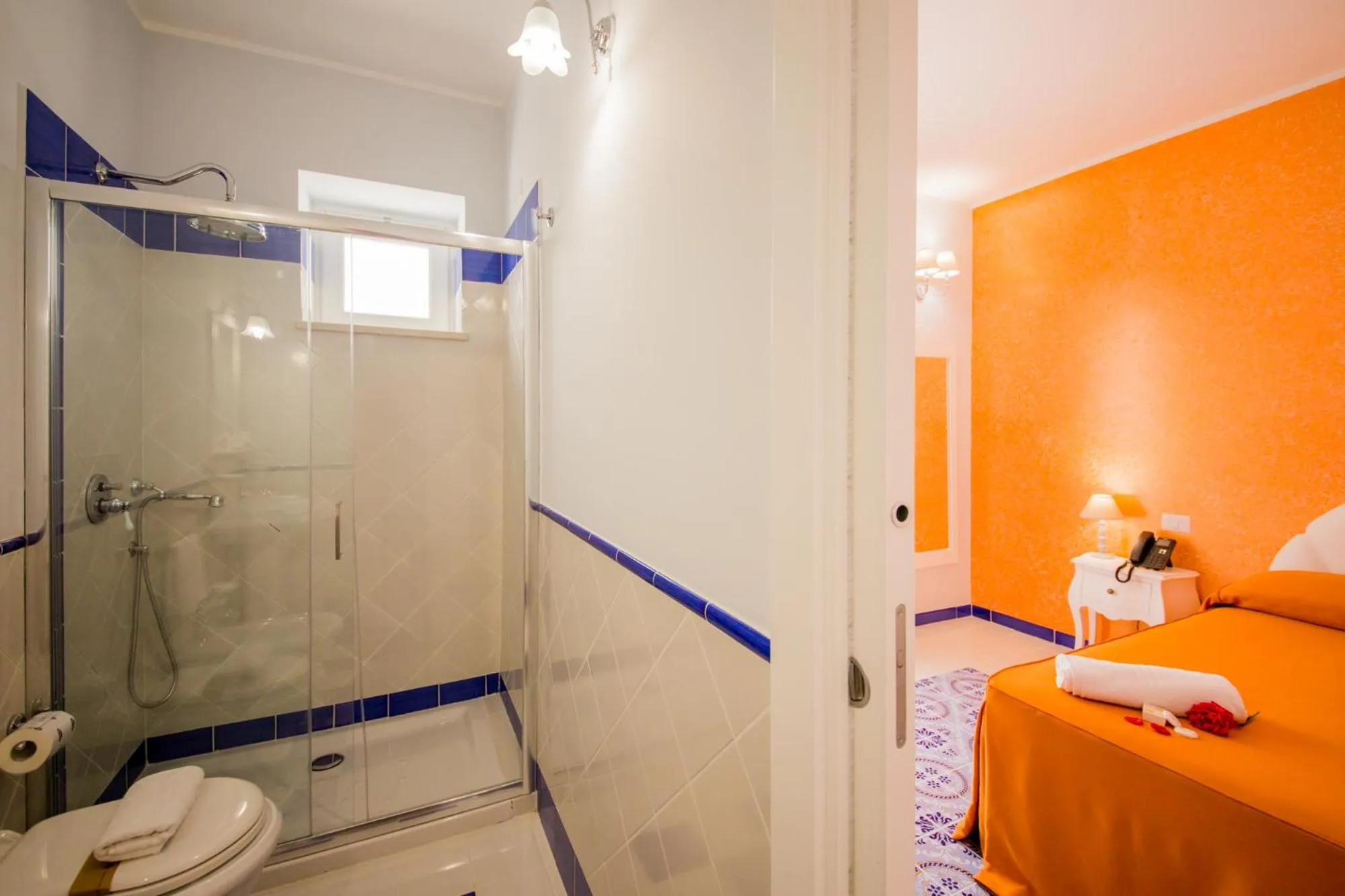 Bed in Odysseus Hotel