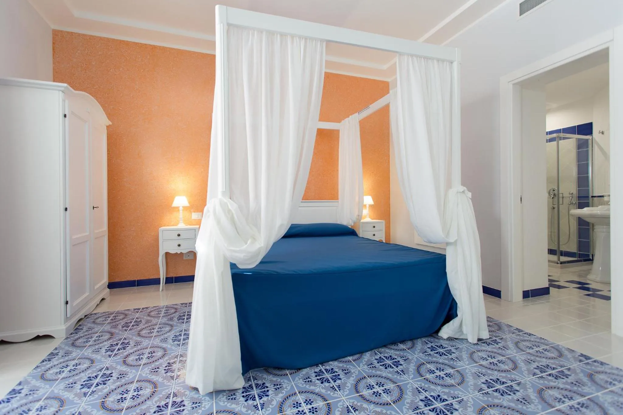 Bed in Odysseus Hotel