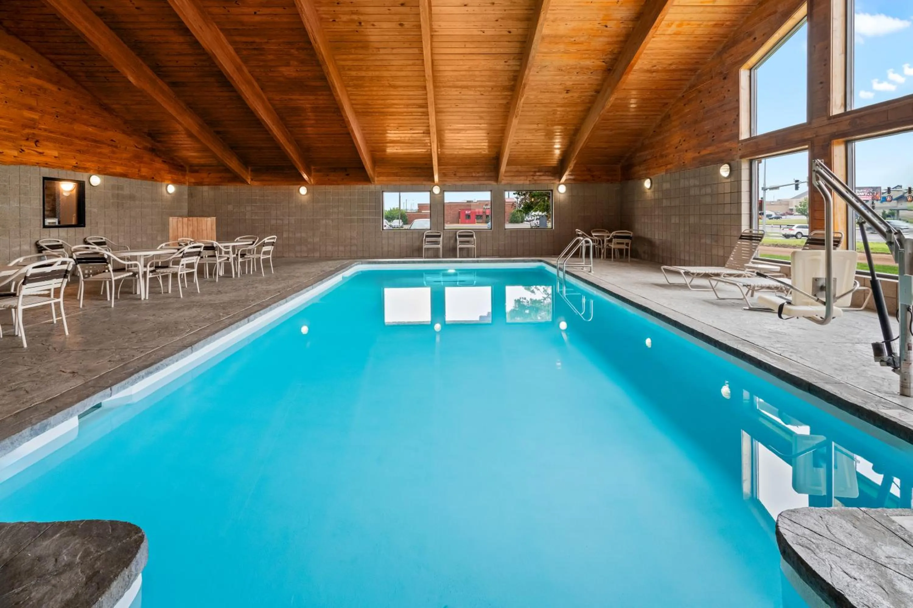 Swimming pool in AmericInn by Wyndham Bismarck